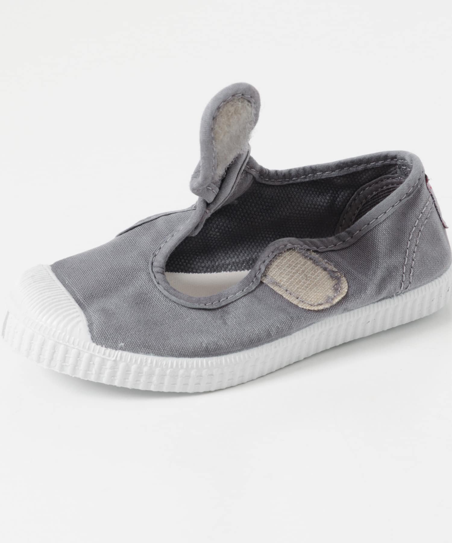 Cienta　キャンバスTストラップシューズ GRIS 16