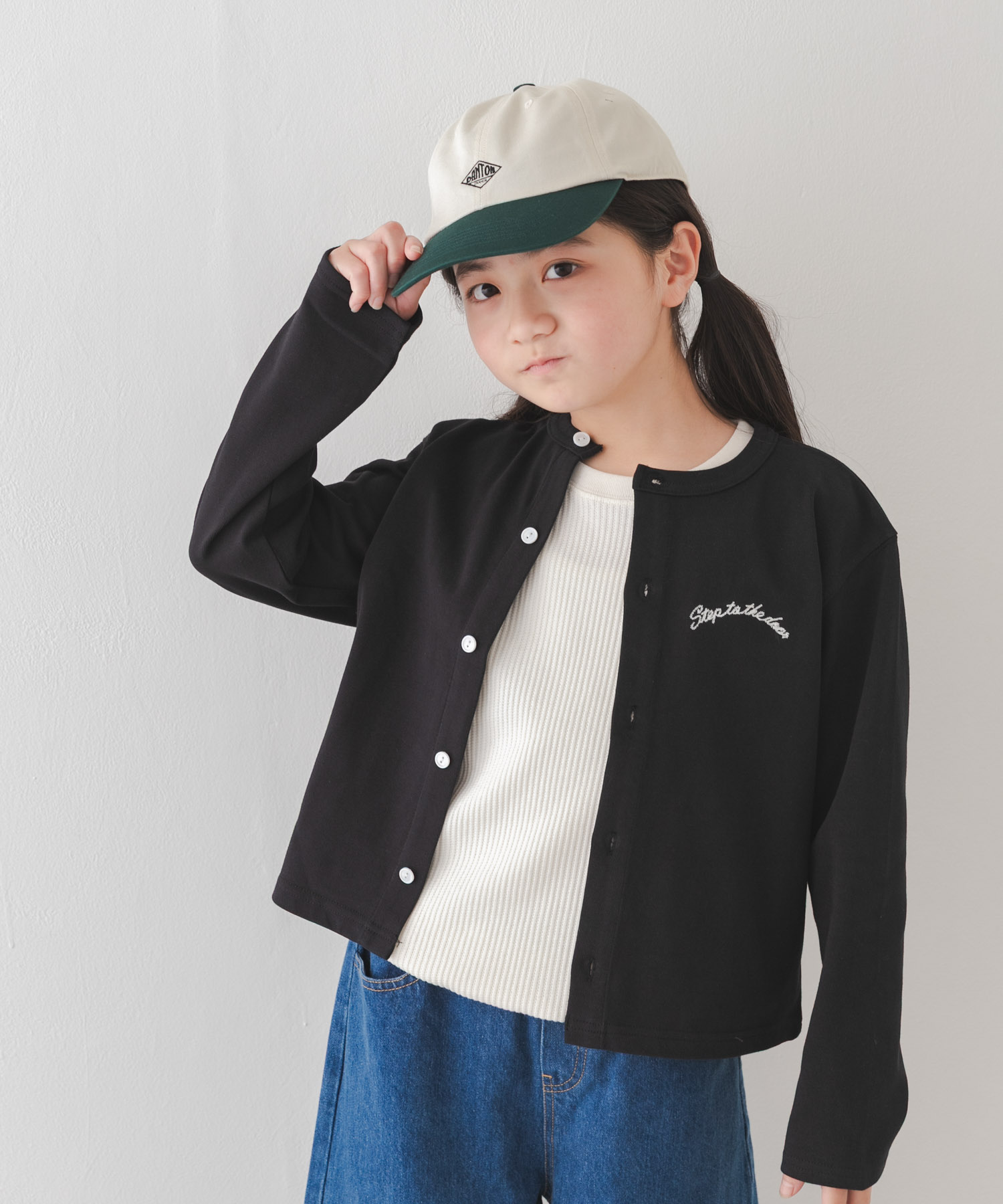 DANTON　TKC KIDS 6PANEL2TONE CAP(KIDS)