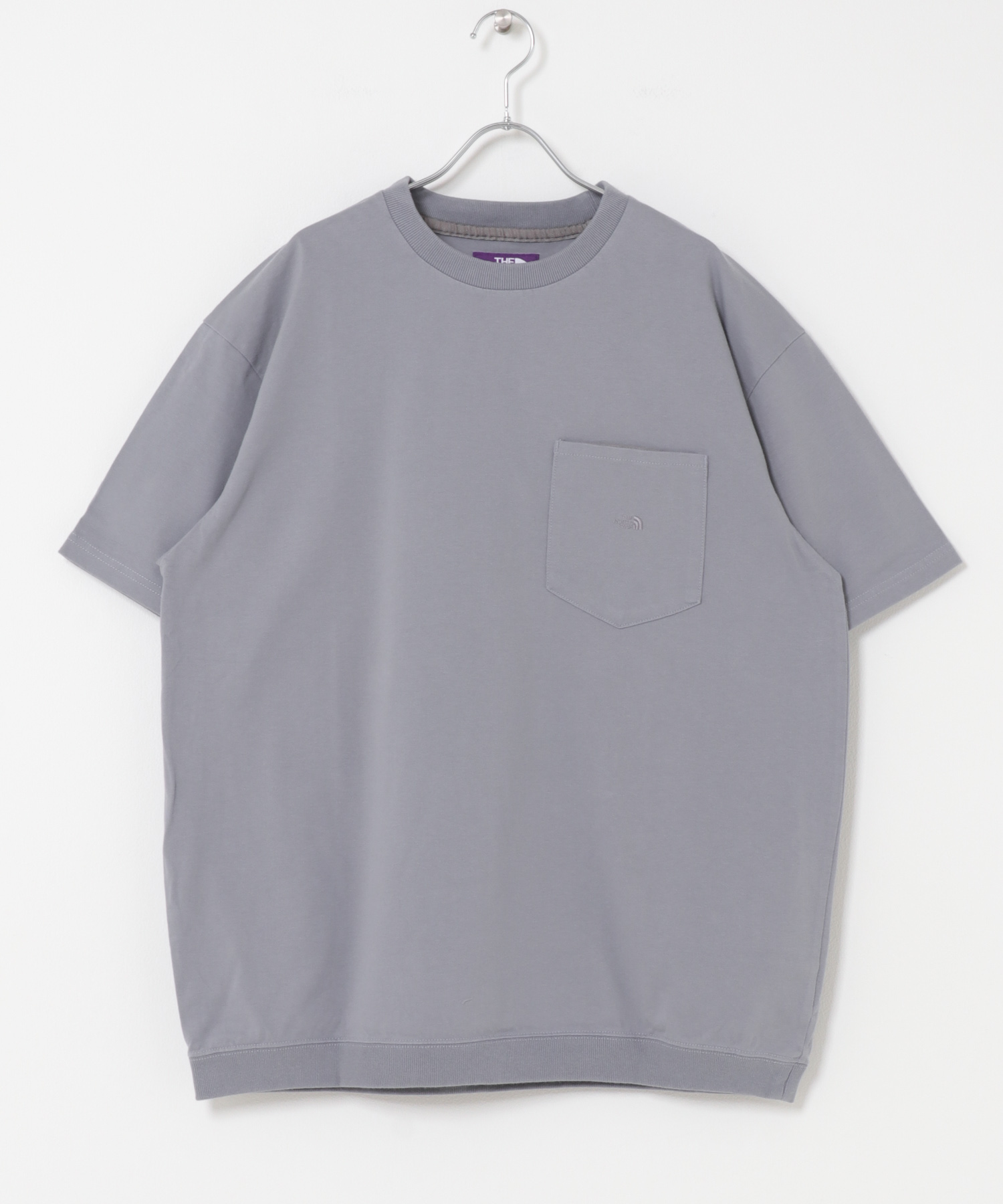 THE NORTH FACE PURPLE LABEL　HIGH BULKY POCKET T-SHIRTS L.GRAY(LH) M