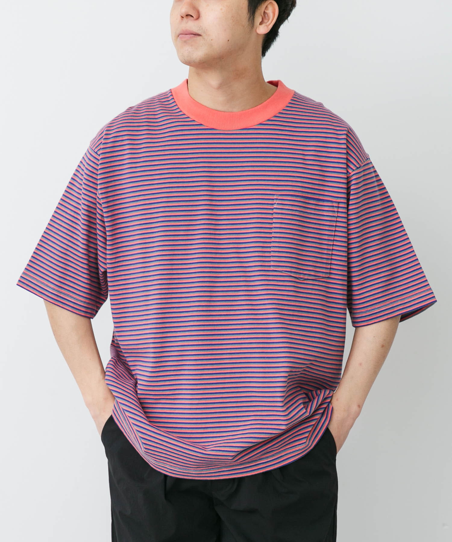 L.L.Bean JAPAN EDITION　UNION SHORT-SLEEVE STRIPED T-SHIRTS