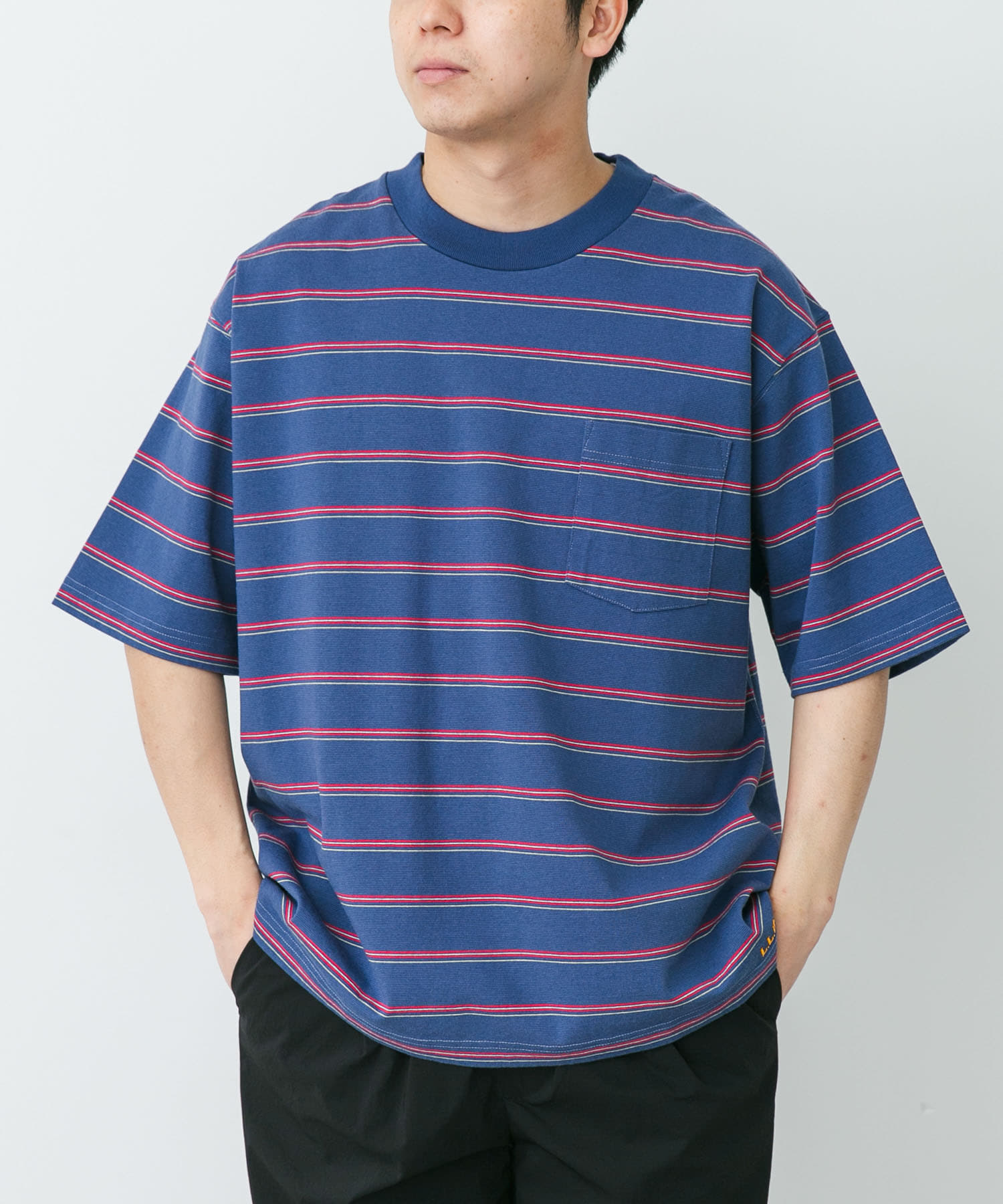 L.L.Bean JAPAN EDITION　UNION SHORT-SLEEVE STRIPED T-SHIRTS