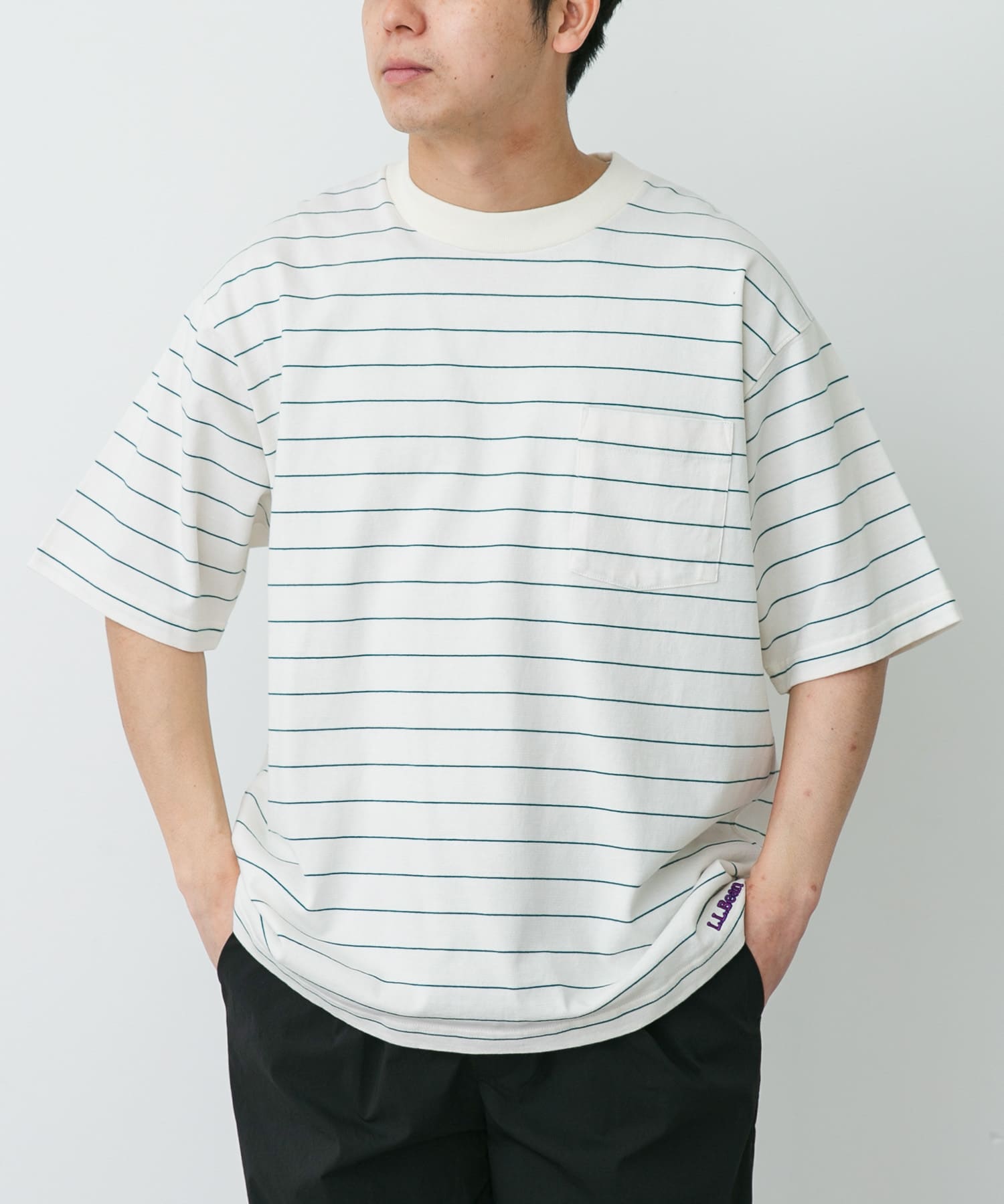 L.L.Bean JAPAN EDITION　UNION SHORT-SLEEVE STRIPED T-SHIRTS