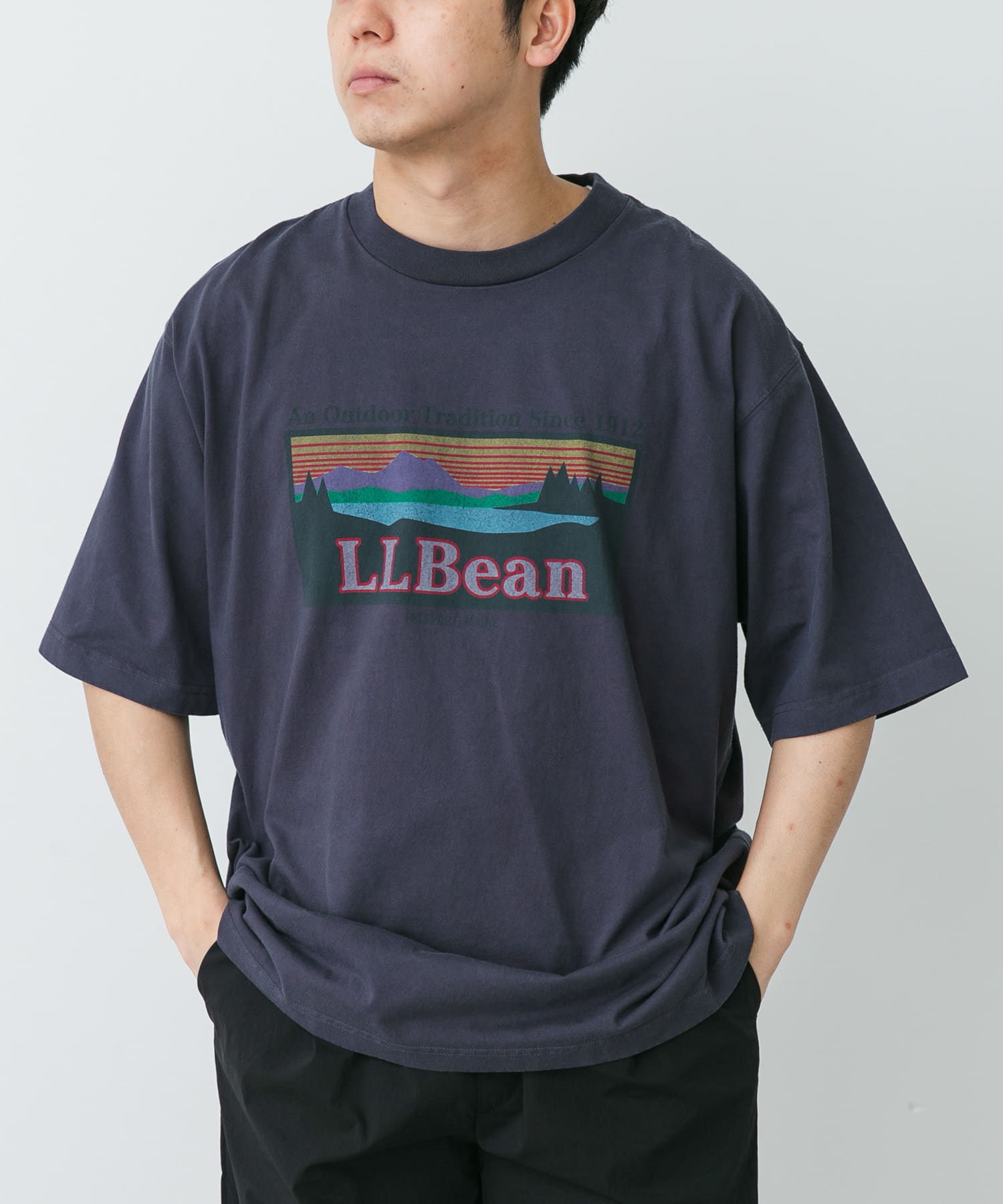 L.L.Bean JAPAN EDITION　SHORT-SLEEVE KATAHDIN LOGO T-SHIRTS