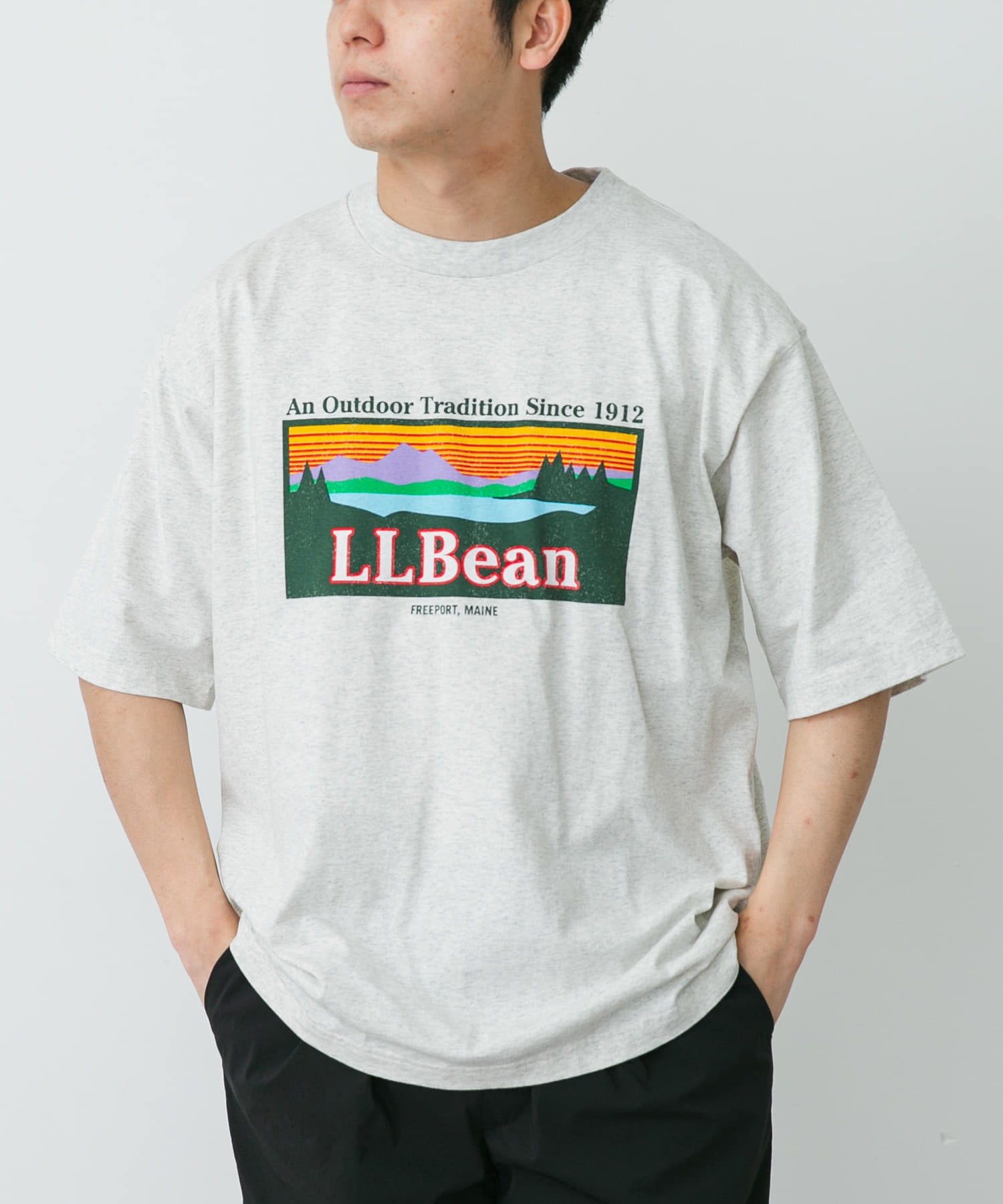 L.L.Bean JAPAN EDITION　SHORT-SLEEVE KATAHDIN LOGO T-SHIRTS