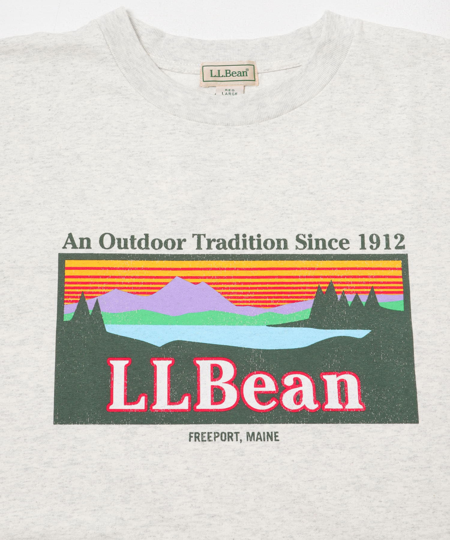 L.L.Bean JAPAN EDITION　SHORT-SLEEVE KATAHDIN LOGO T-SHIRTS BIRCH M
