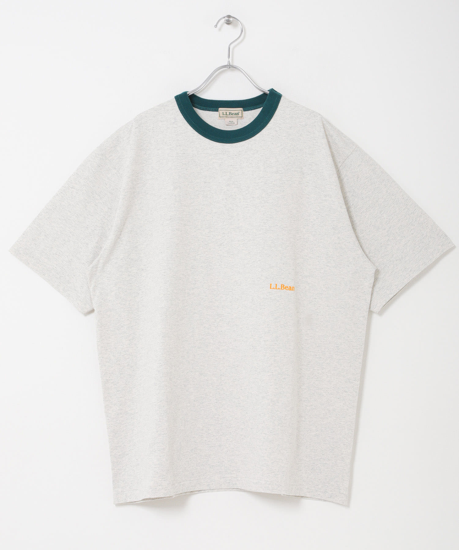 L.L.Bean JAPAN EDITION　SHORT SLEEVE RINGER T-SHIRTS OATMEAL M