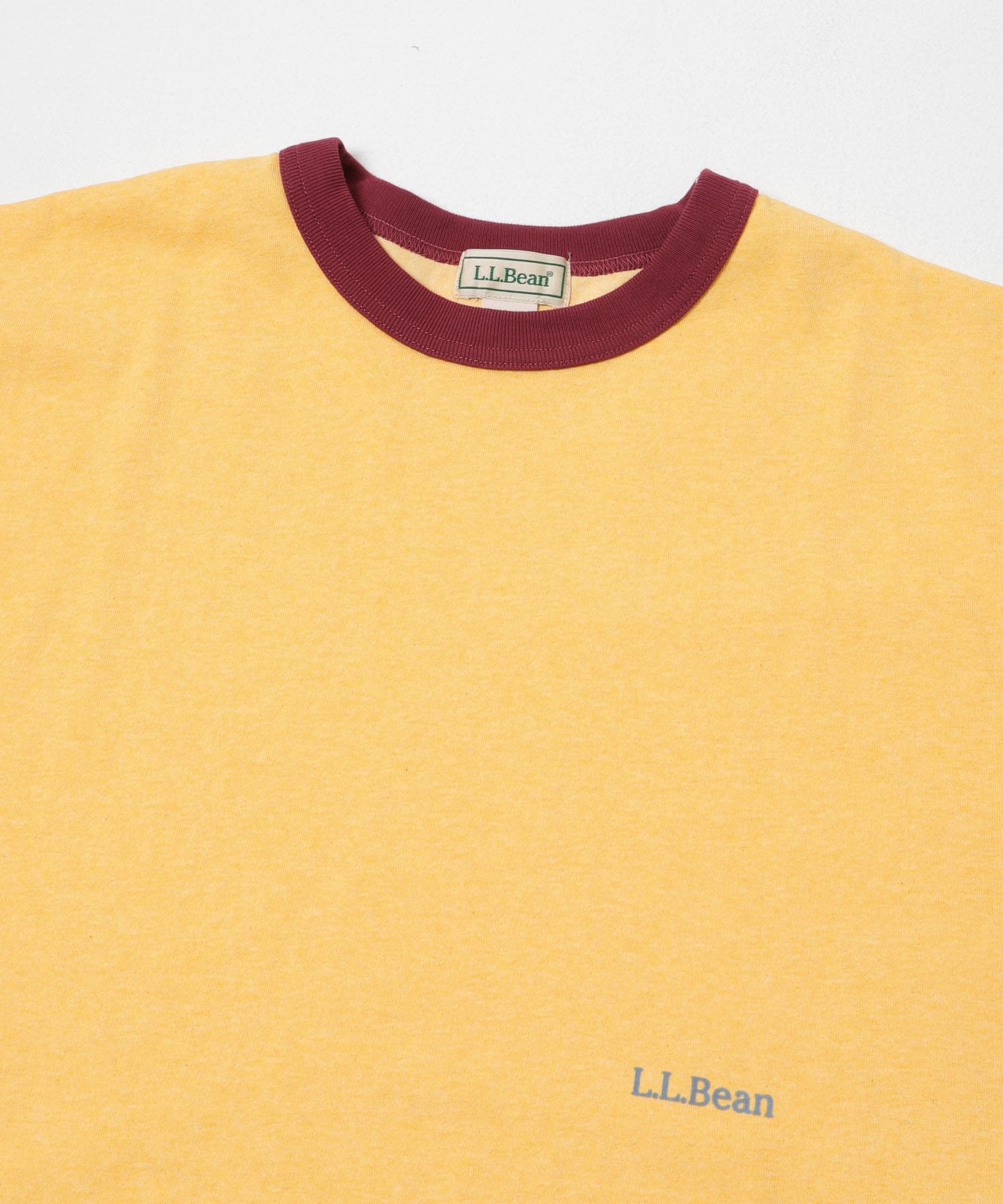 L.L.Bean JAPAN EDITION　SHORT SLEEVE RINGER T-SHIRTS TOP GOLD M