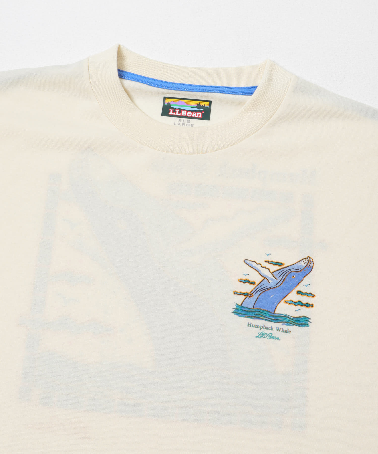 L.L.Bean JAPAN EDITION　DOVER FOXCROFT SHORT-SLEEVE T-SHIRTS H WHALE M