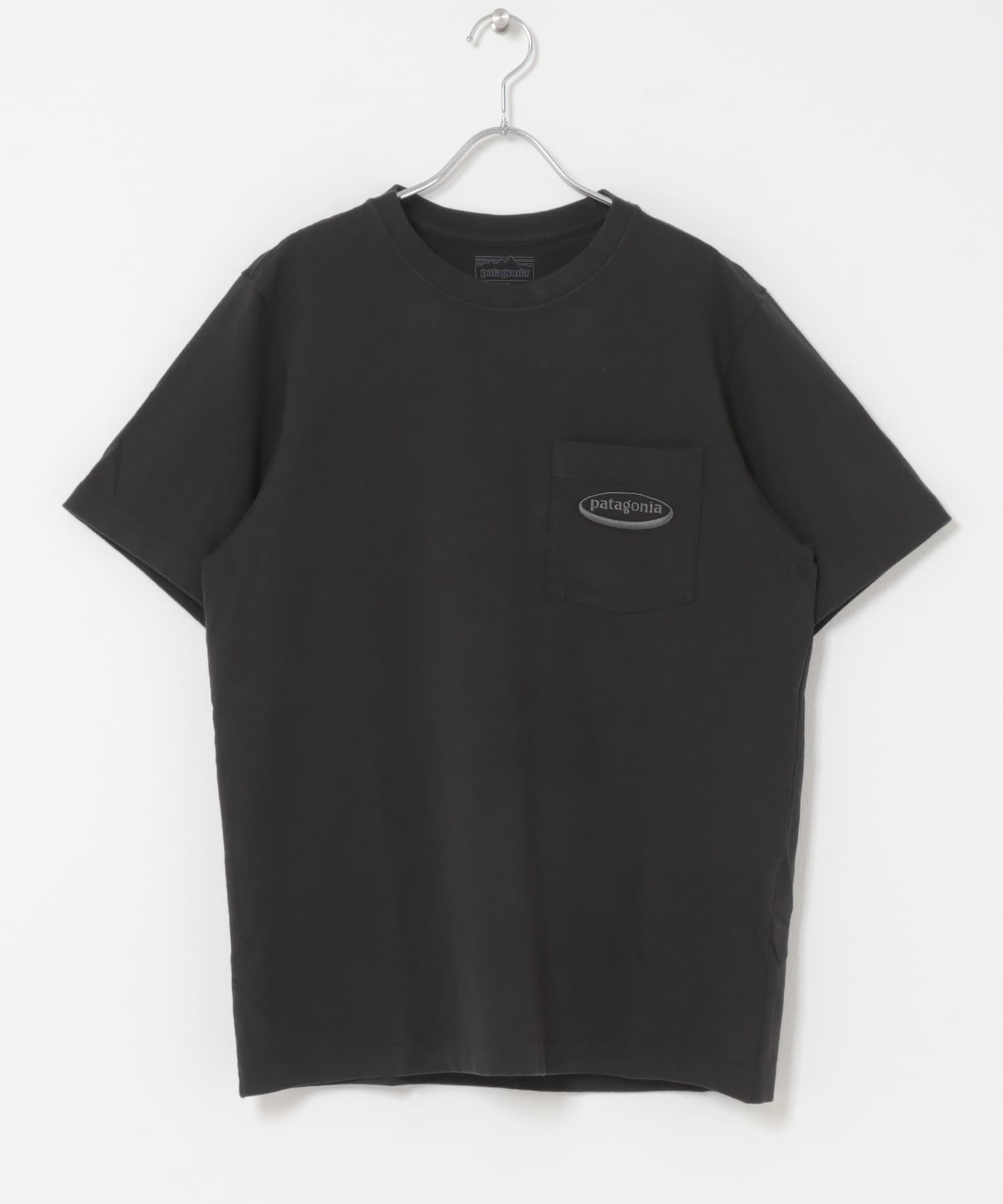 patagonia　MW 95 OVAL LOGO POKET T-SHIRTS BLK S