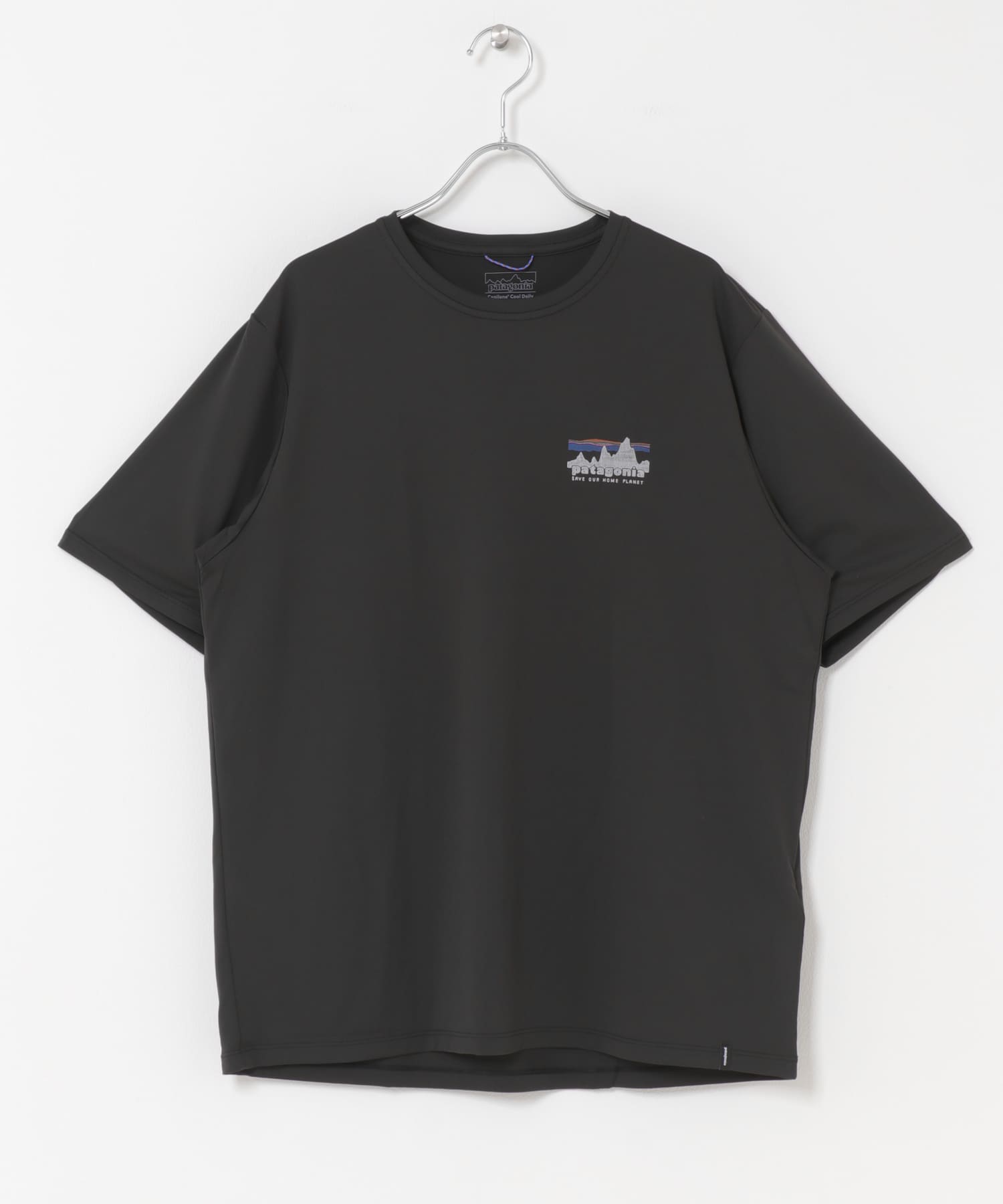 patagonia　CAPCOOLDAILY SH 73SKYLINE BLK S