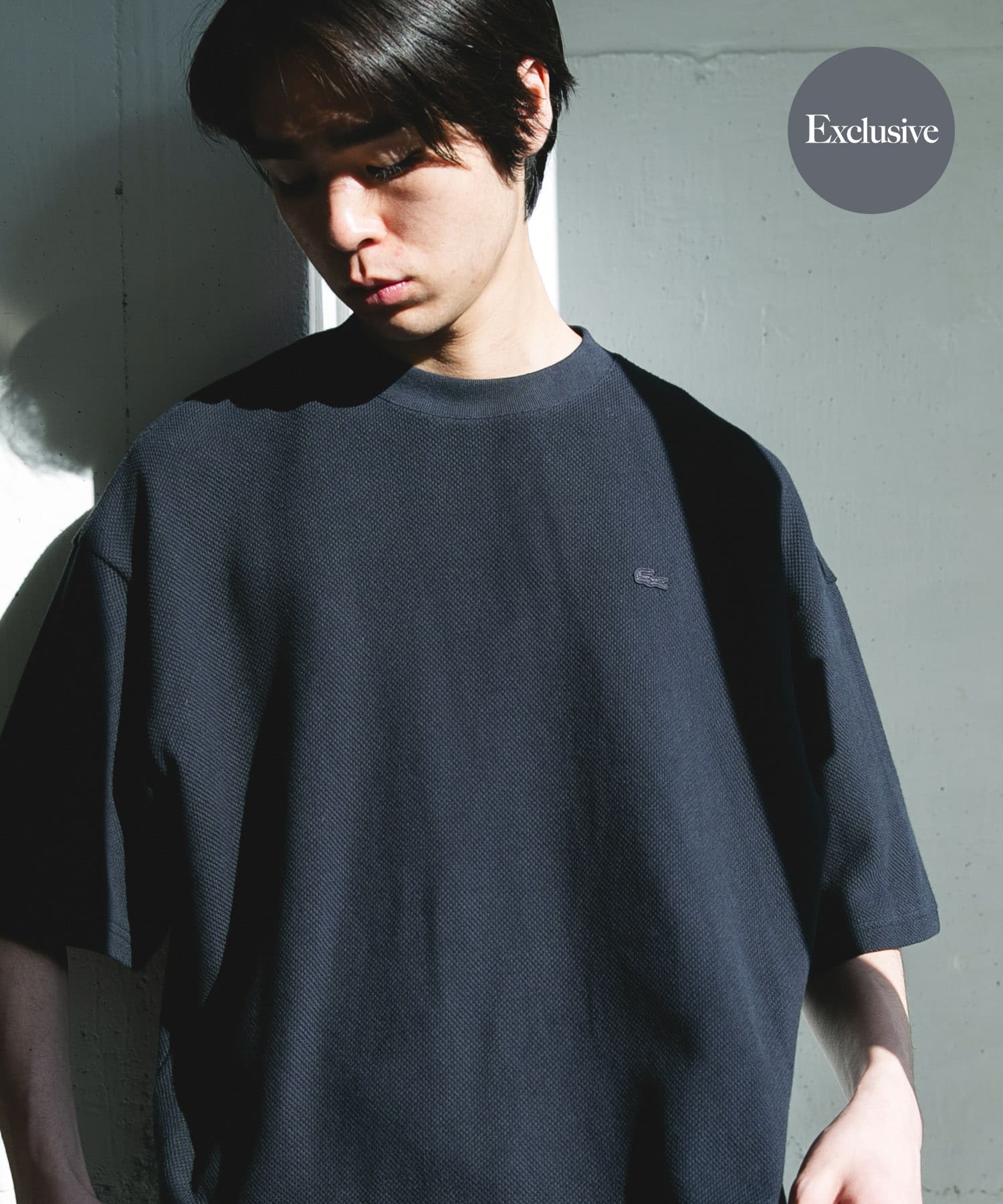 『別注』LACOSTE×DOORS　THICK PIQUE ROUND SHORT-SLEEVE