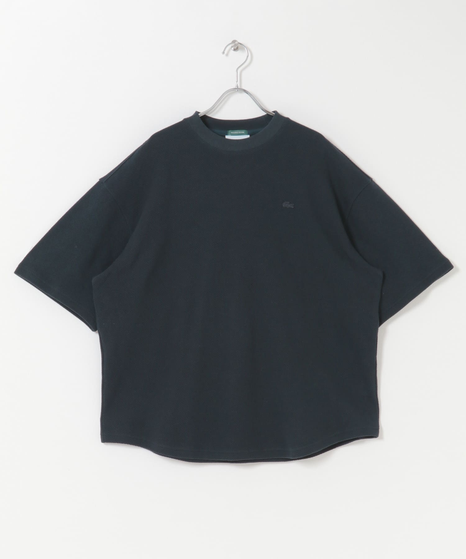 『別注』LACOSTE×DOORS　THICK PIQUE ROUND SHORT-SLEEVE BLACK BIRD 3