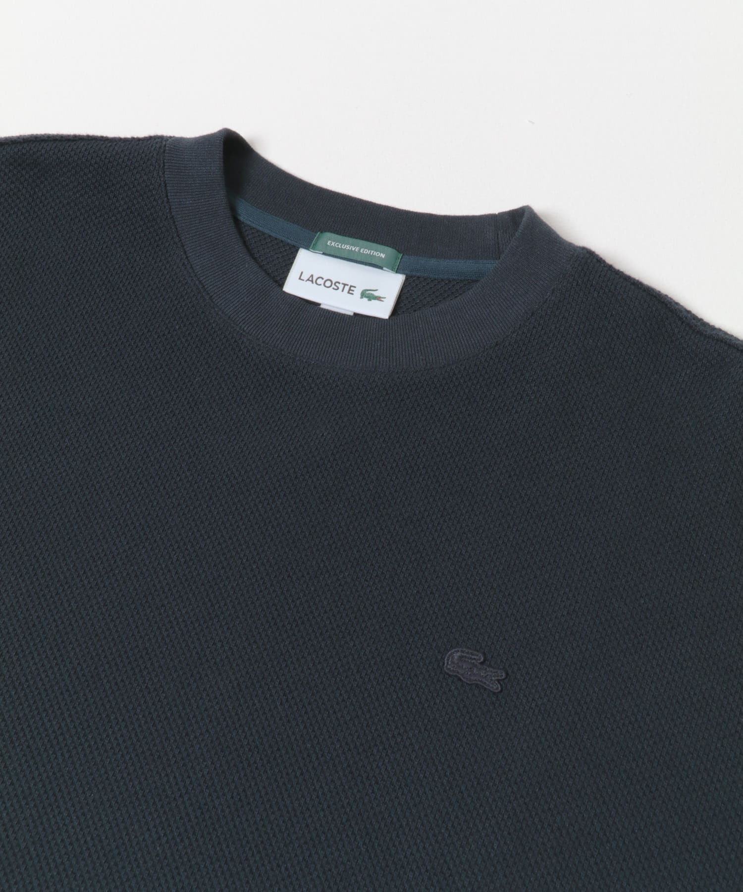 『別注』LACOSTE×DOORS　THICK PIQUE ROUND SHORT-SLEEVE BLACK BIRD 3