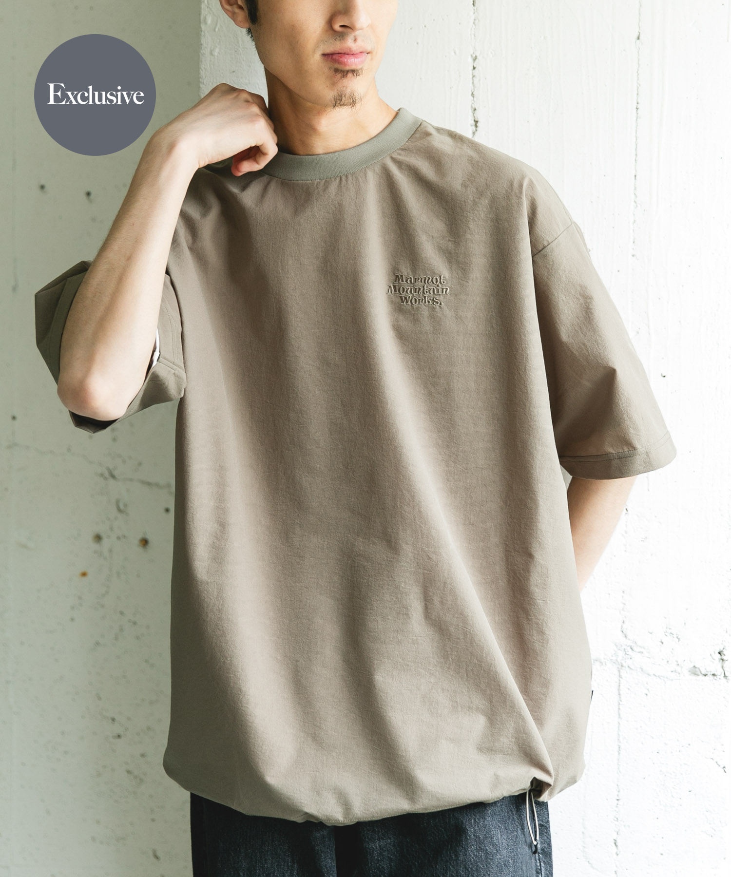 『別注』Marmot×DOORS　DOTAIR DRAWSTRING T-SHIRTS