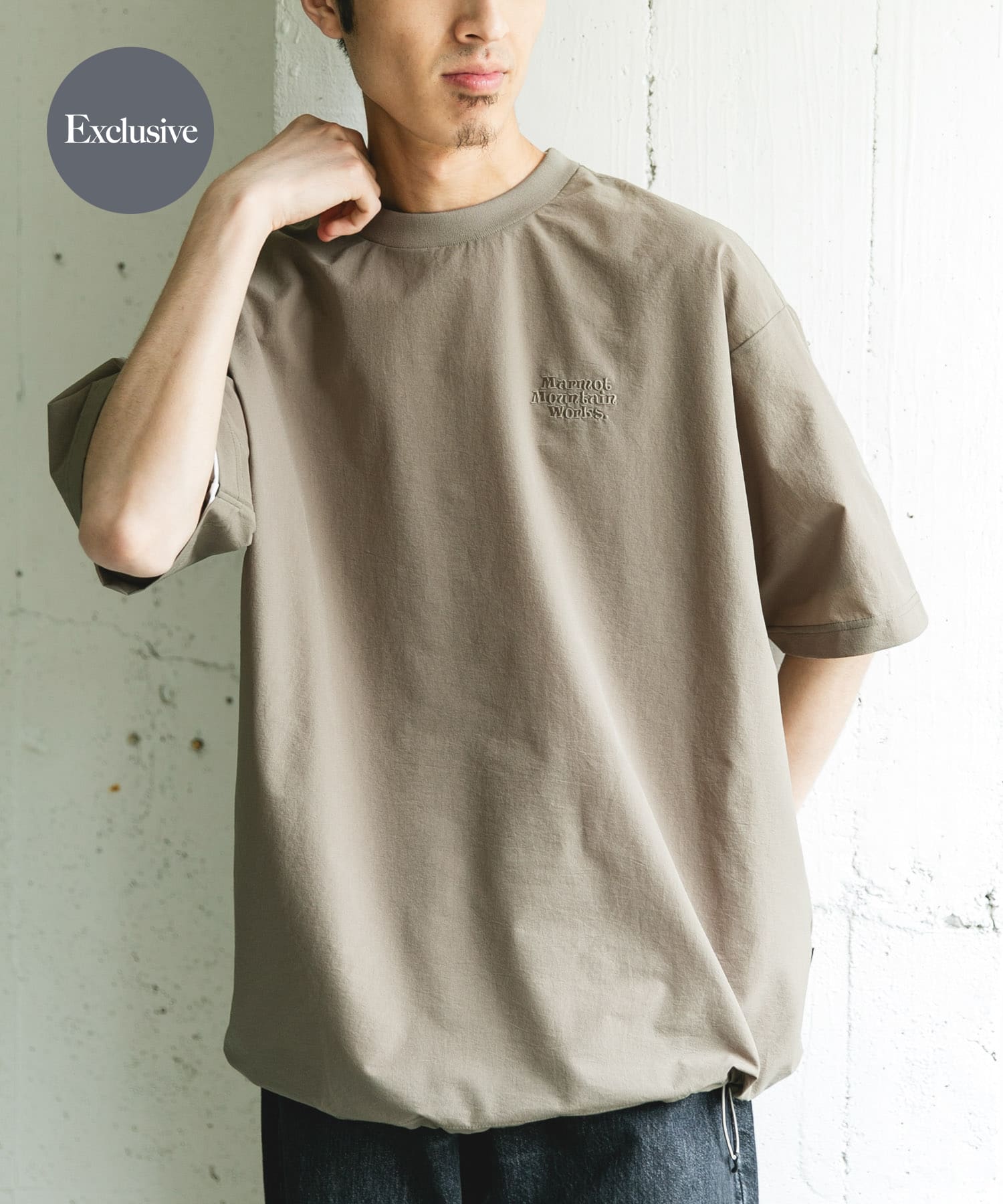 『別注』Marmot×DOORS　DOTAIR DRAWSTRING T-SHIRTS