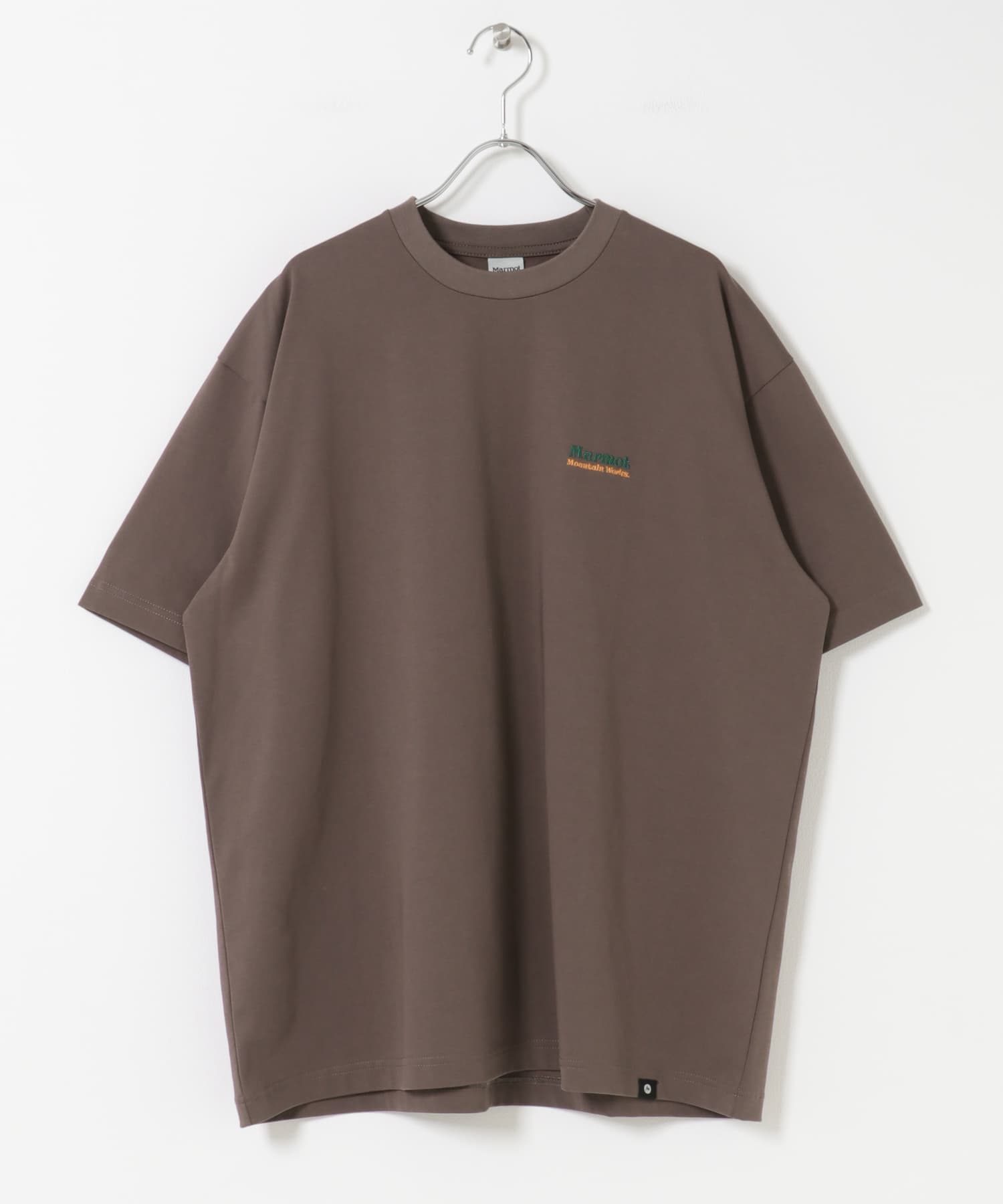 『別注』Marmot×DOORS　MMW Short-Sleeve T-shirts D.BROWN M