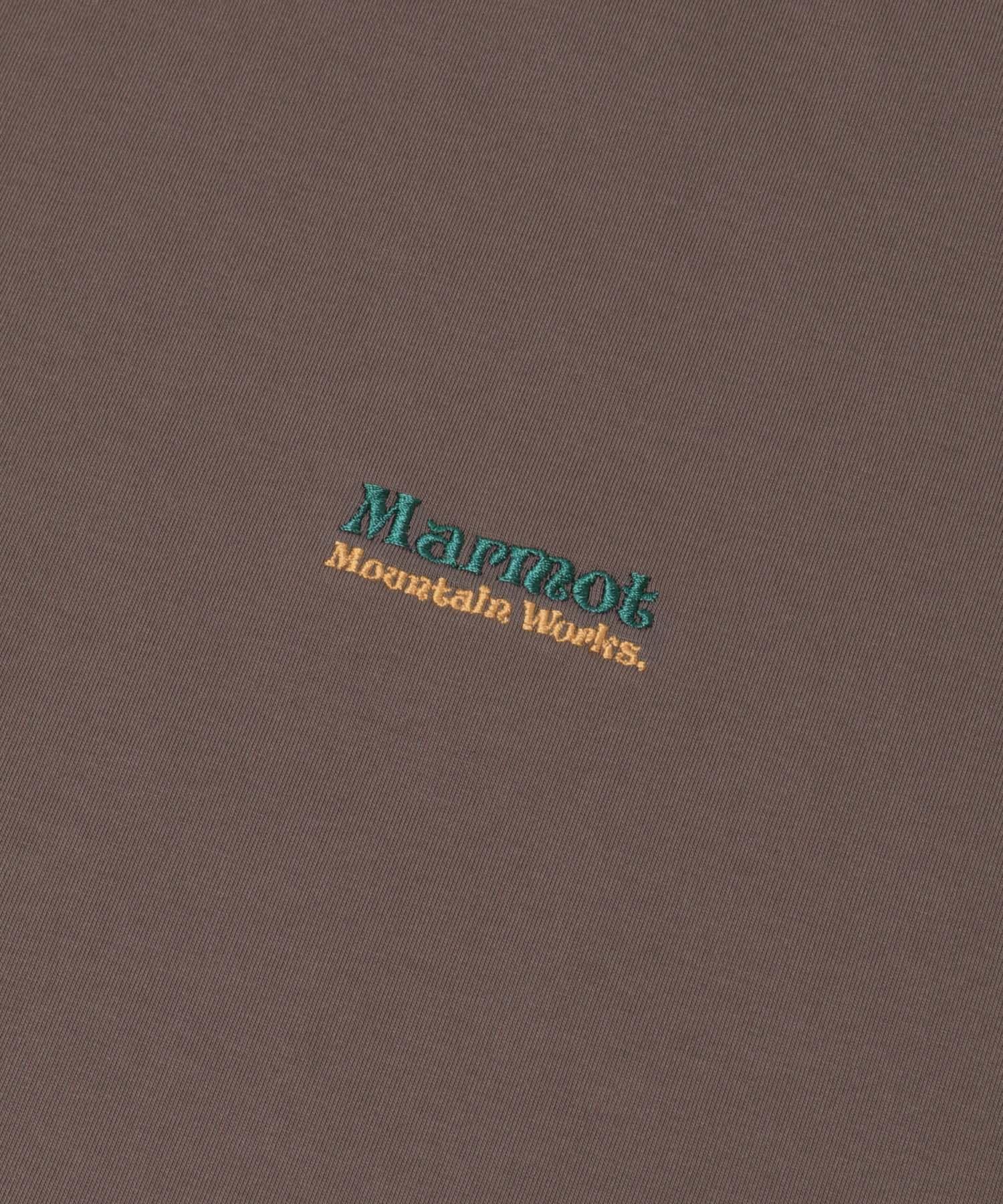 『別注』Marmot×DOORS　MMW Short-Sleeve T-shirts D.BROWN M