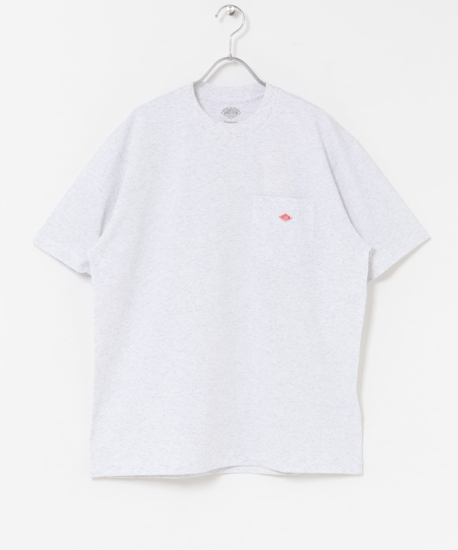 DANTON　POCKET T-SHIRTS H.WHITE M