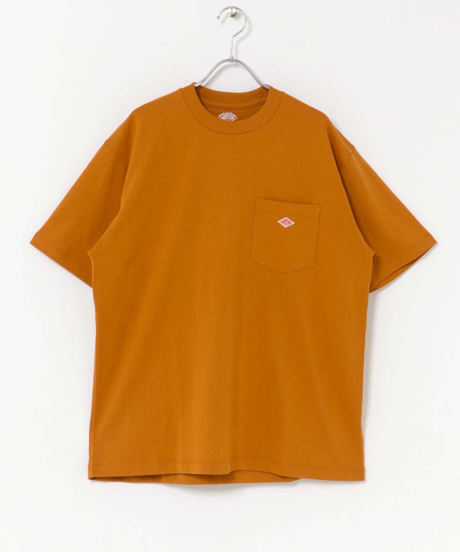 DANTON　POCKET T-SHIRTS ORANGE M