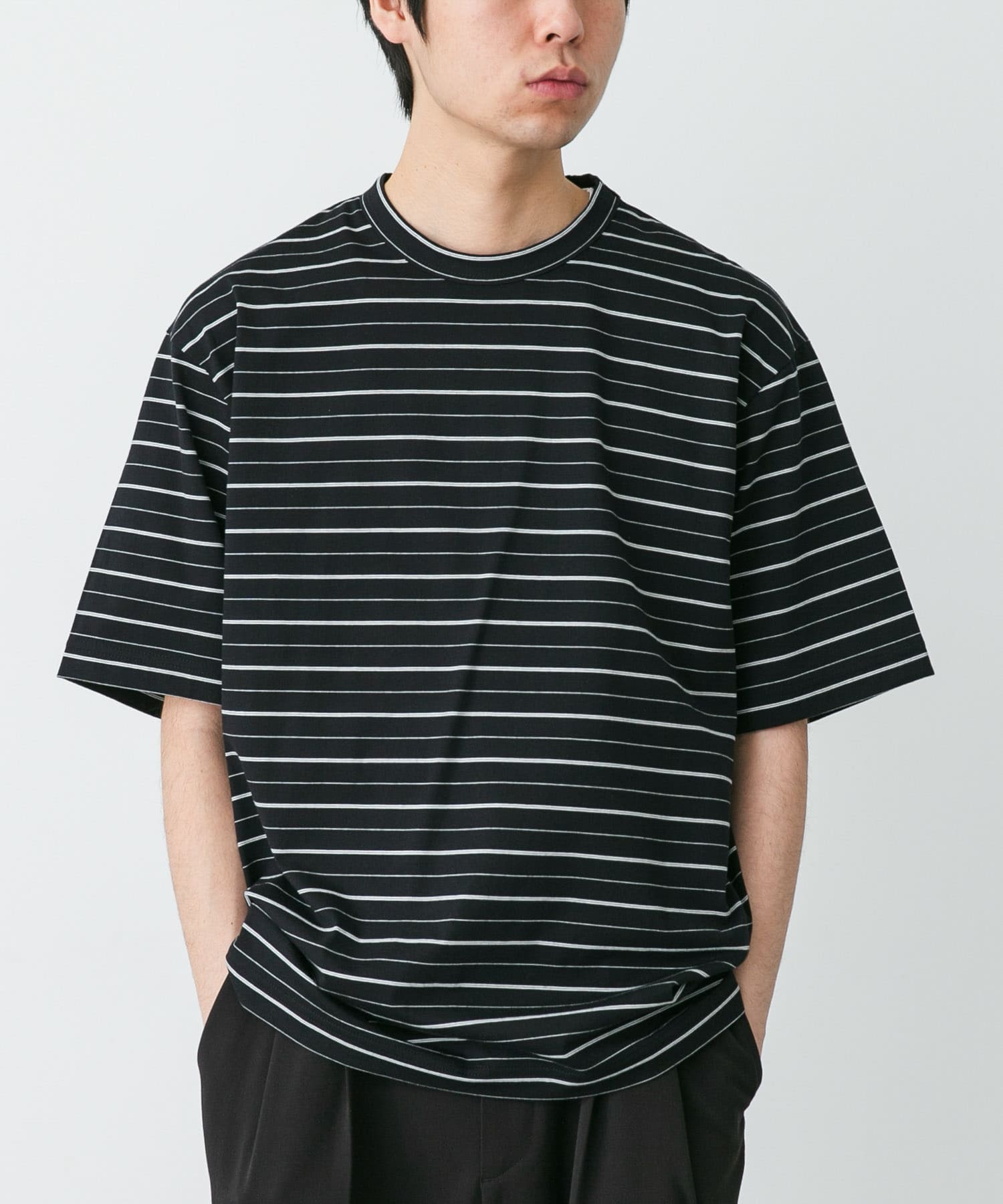 STILL BY HAND　STRIPED T-SHIRTS