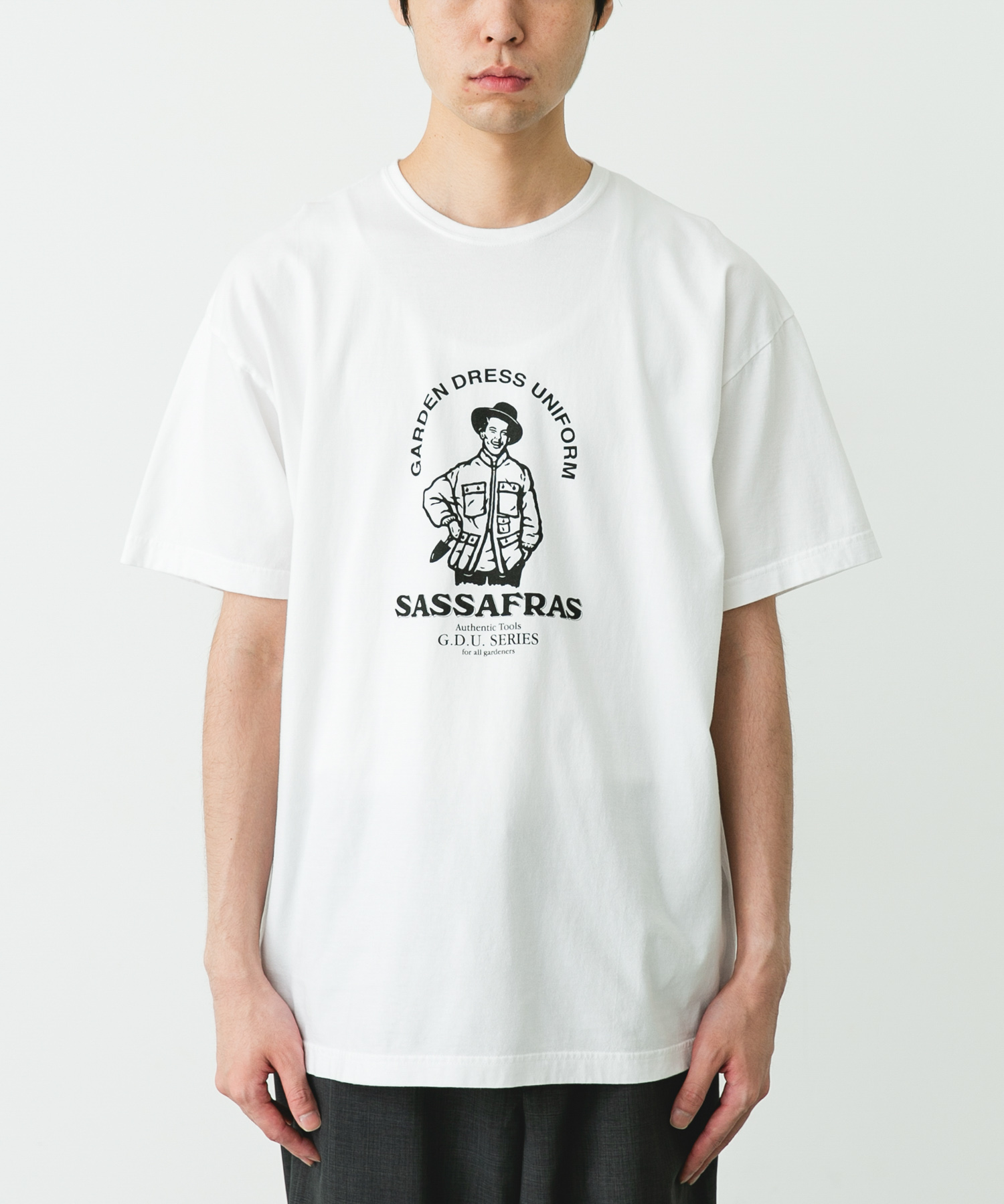 SASSAFRAS　G.D.U. BROS T-SHIRTS 1/2