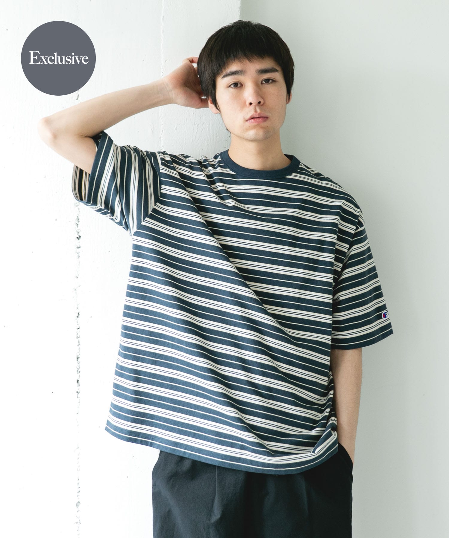 『別注』CHAMPION×DOORS　BORDER T-SHIRTS