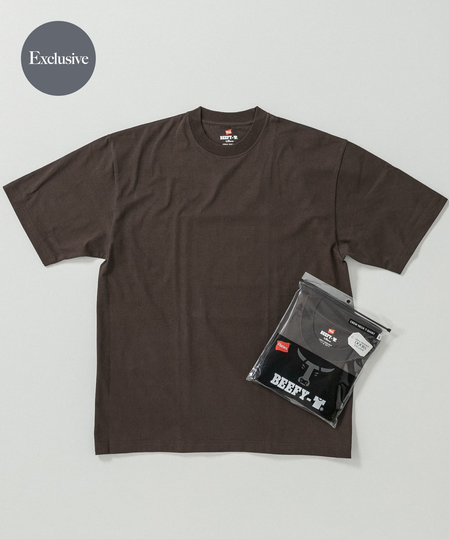 『別注』HANES×DOORS　BEEFY-T DOORS FIT SHORT-SLEEVE