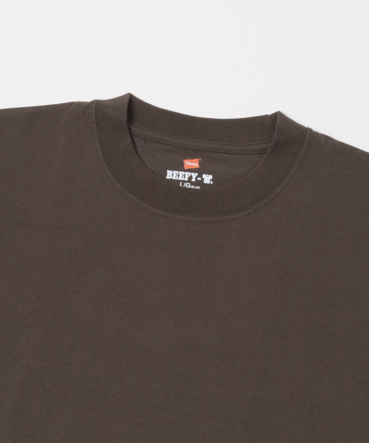 『別注』HANES×DOORS　BEEFY-T DOORS FIT SHORT-SLEEVE ブラウン M