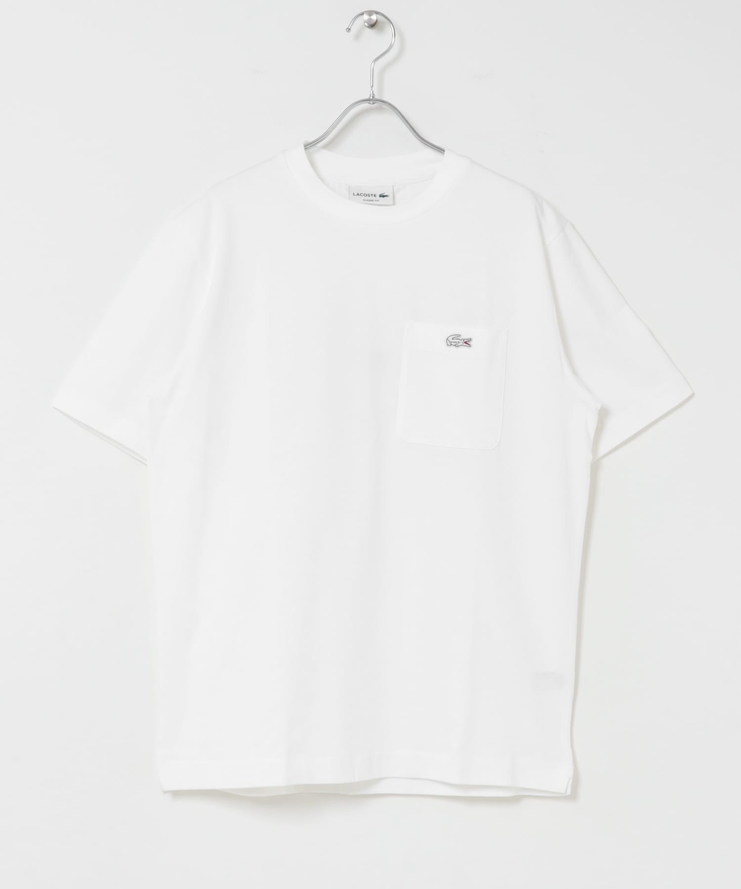 LACOSTE　アウトラインクロックポケットTシャツ