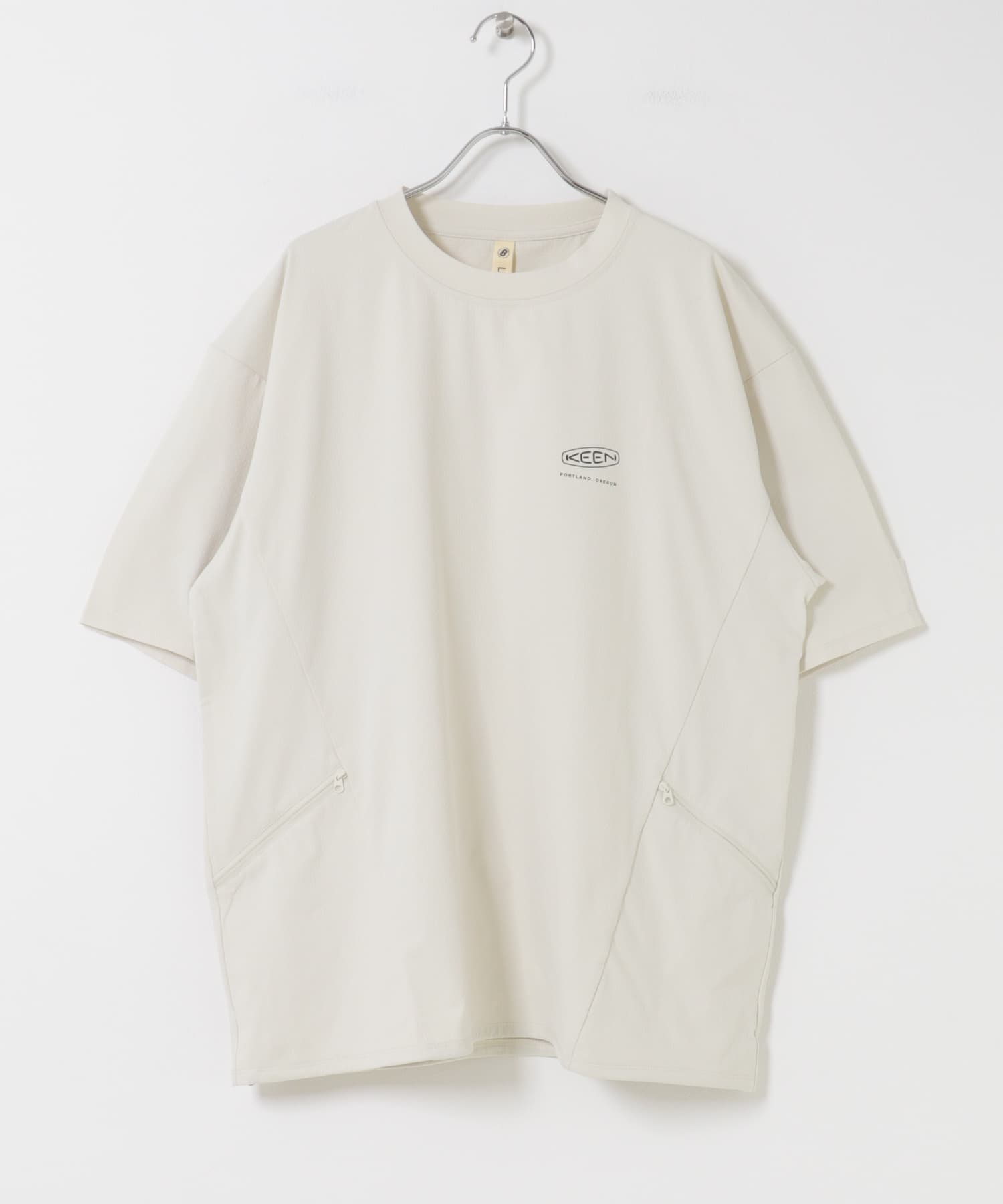 『別注』KEEN×DOORS　DRY TECH LOGO T-SHIRTS WHITE M