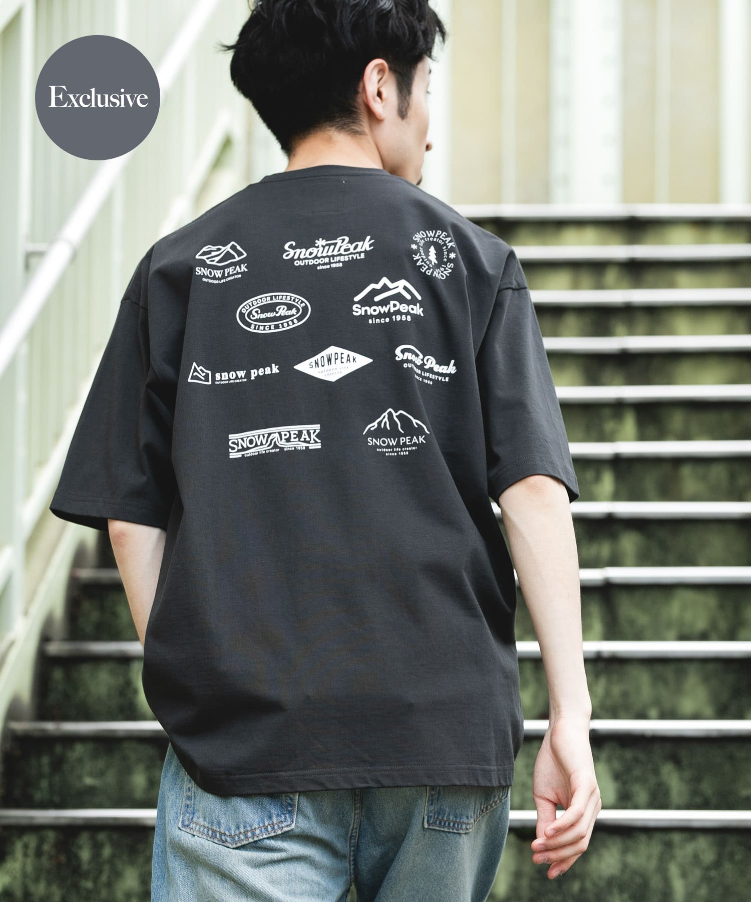 『別注』Snow Peak Apparel×DOORS　PROTOARCHIVEPRINT T-SHIRTS