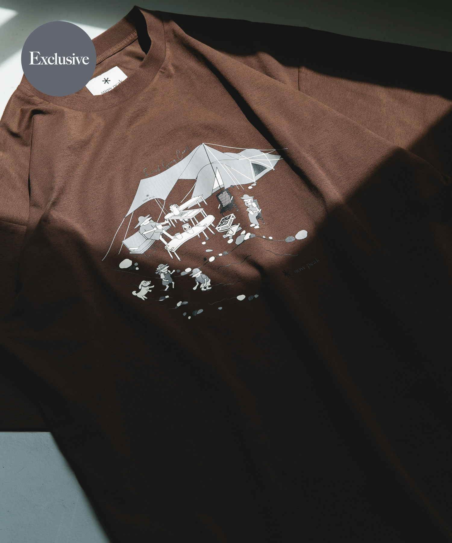 『別注』Snow Peak Apparel×DOORS　WA/AC FAMILY CAMP T-SHIRTS