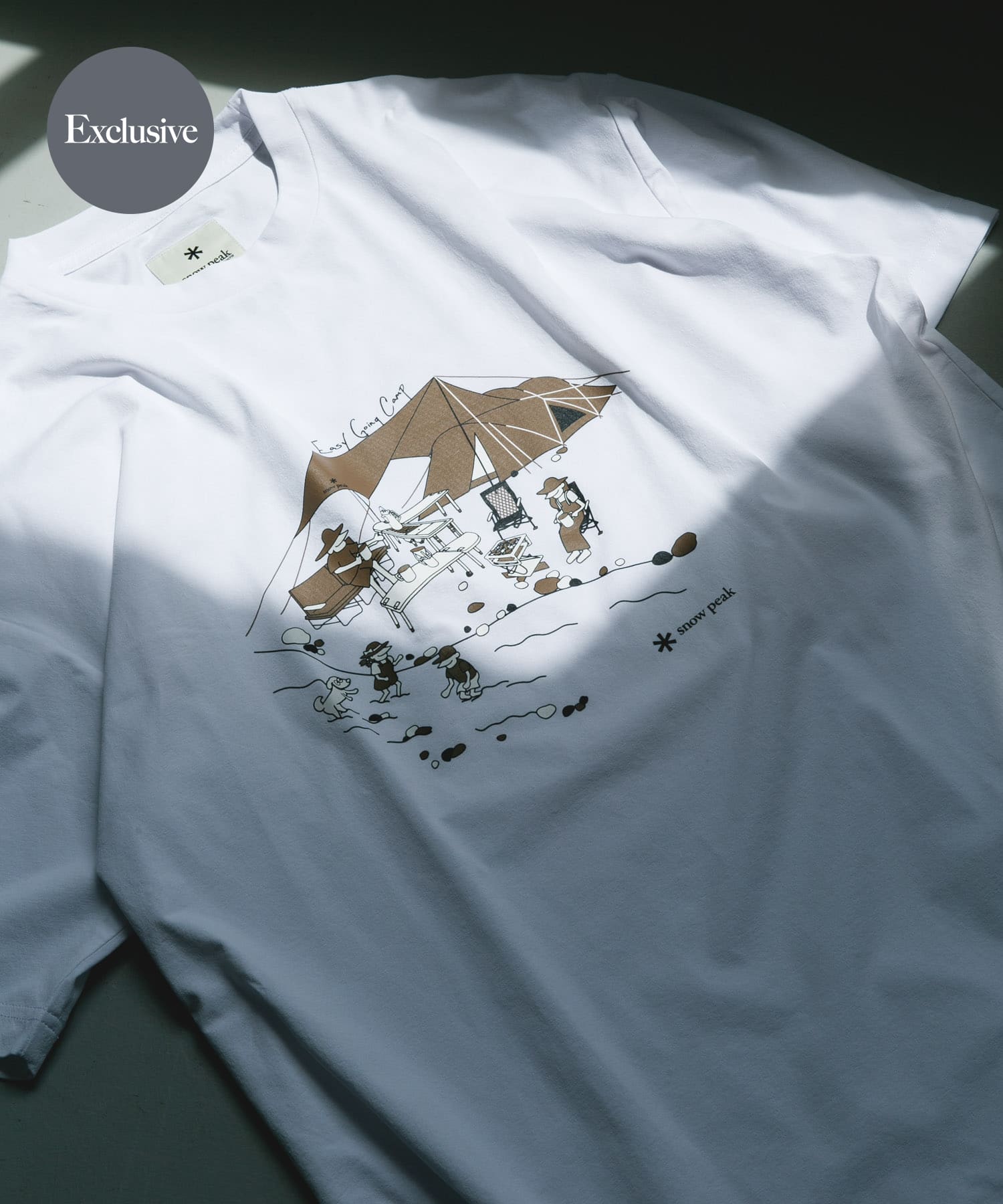 『別注』Snow Peak Apparel×DOORS　WA/AC FAMILY CAMP T-SHIRTS