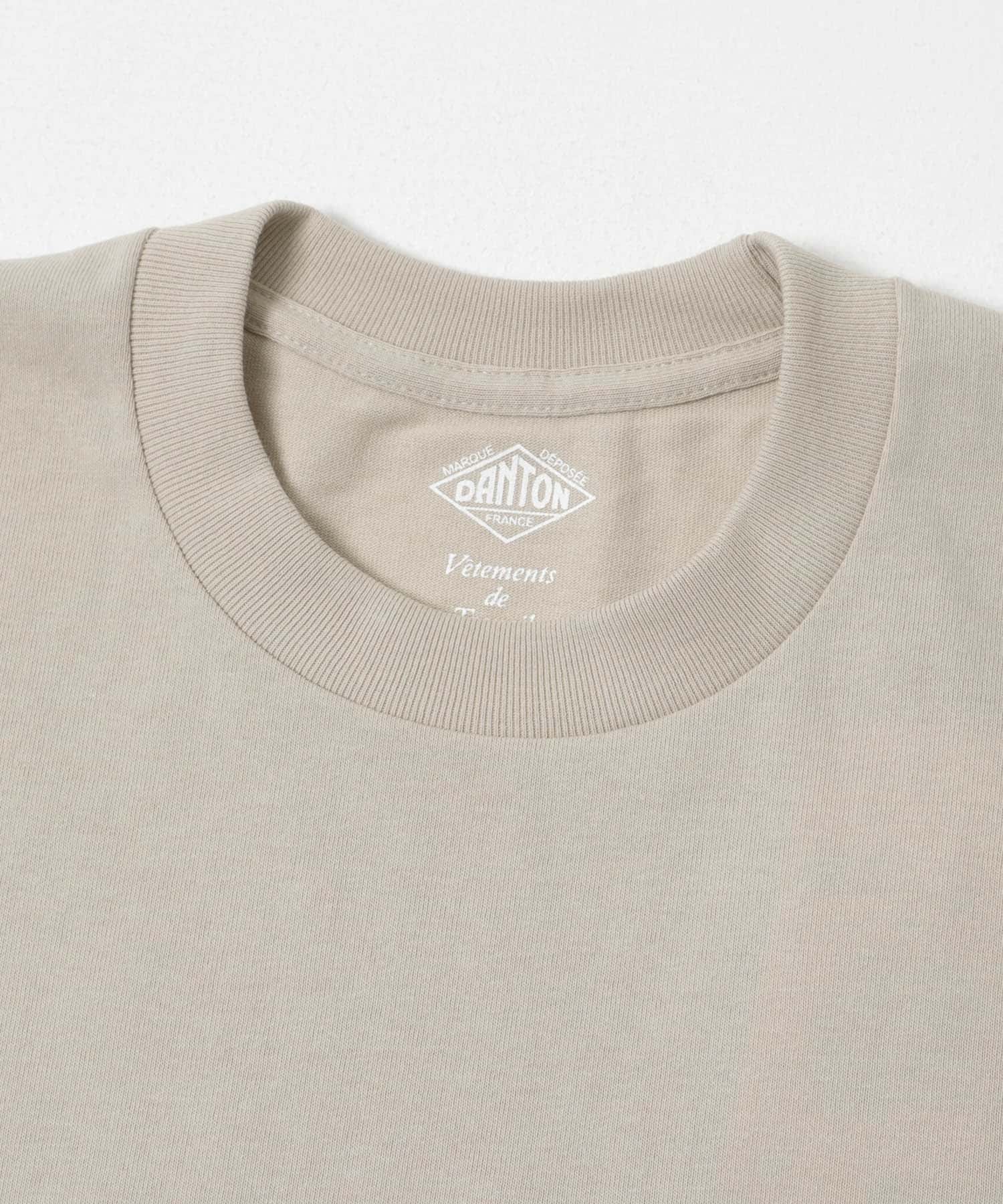 DANTON　POCKET T-SHIRTS GREIGE M