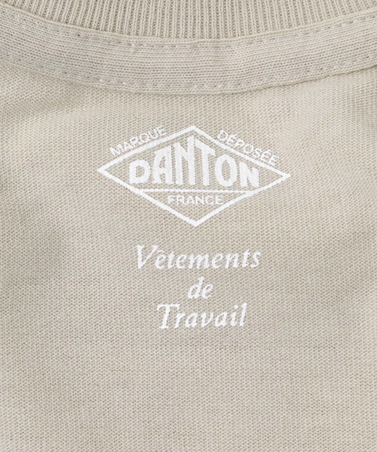 DANTON　POCKET T-SHIRTS GREIGE M