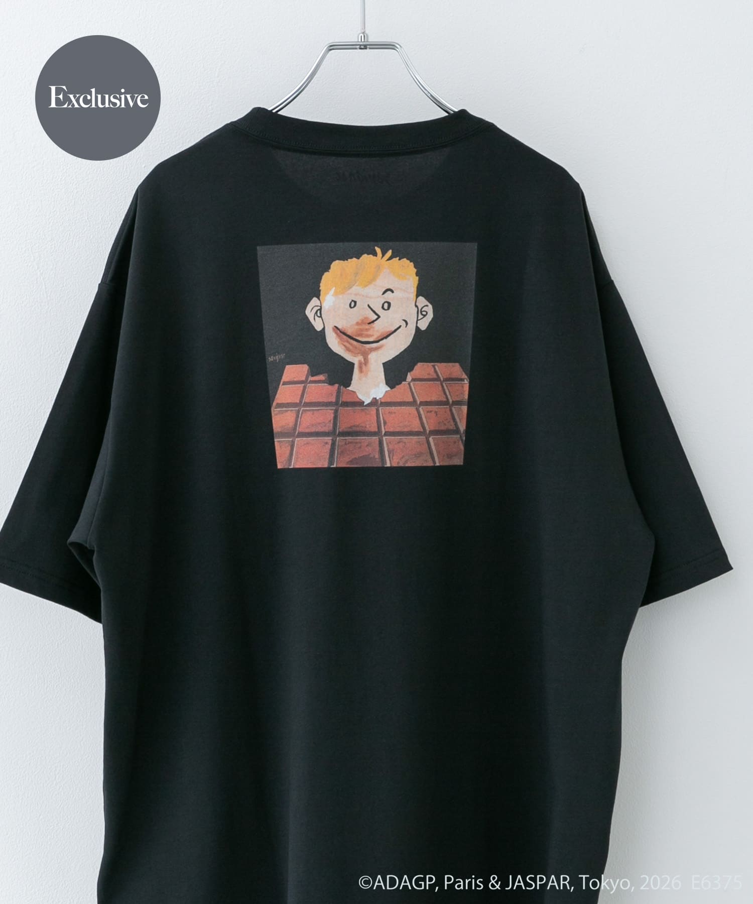 『別注』Savignac×DOORS　プリントTシャツ CHARCOAL2 M