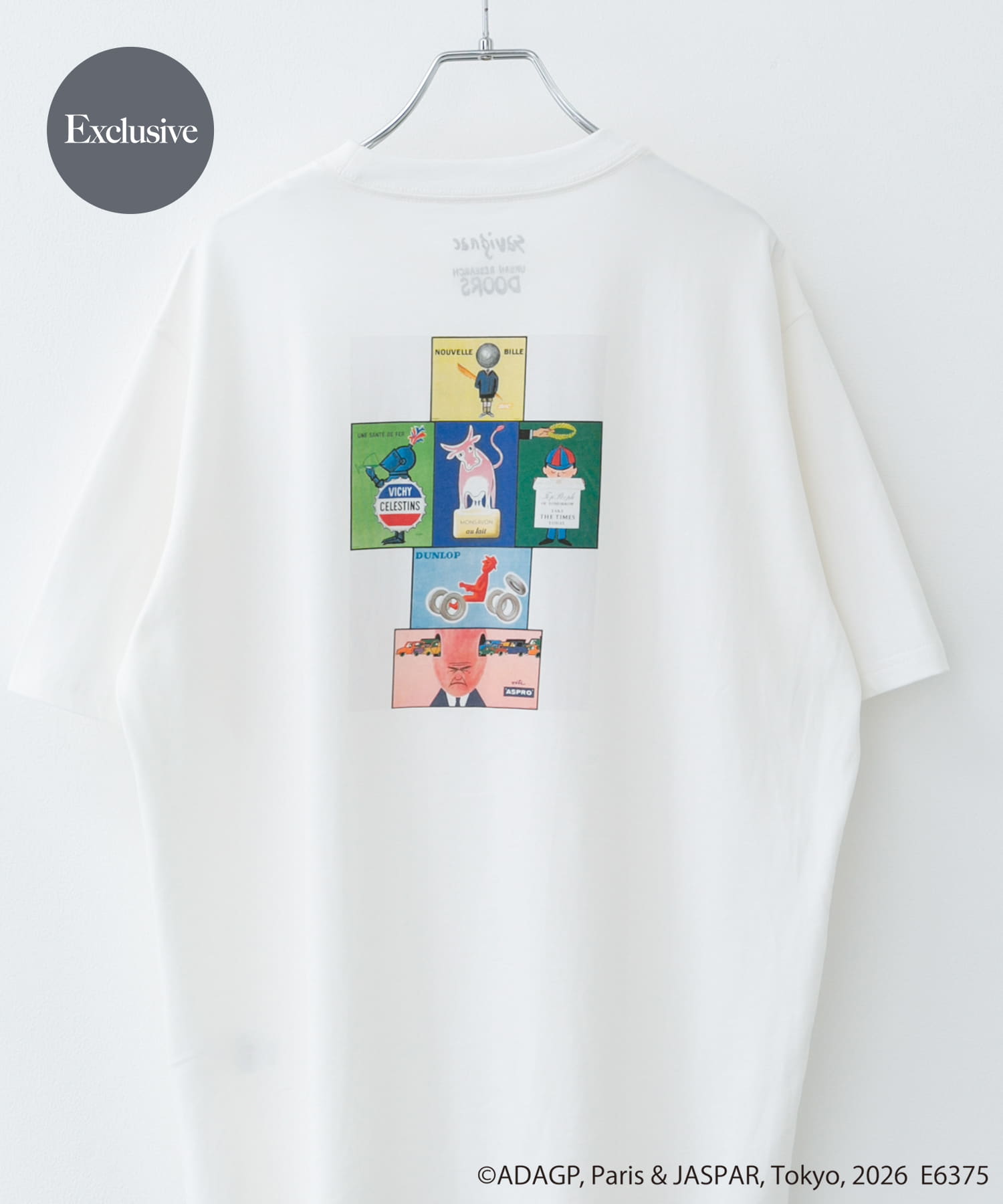 『別注』Savignac×DOORS　プリントTシャツ