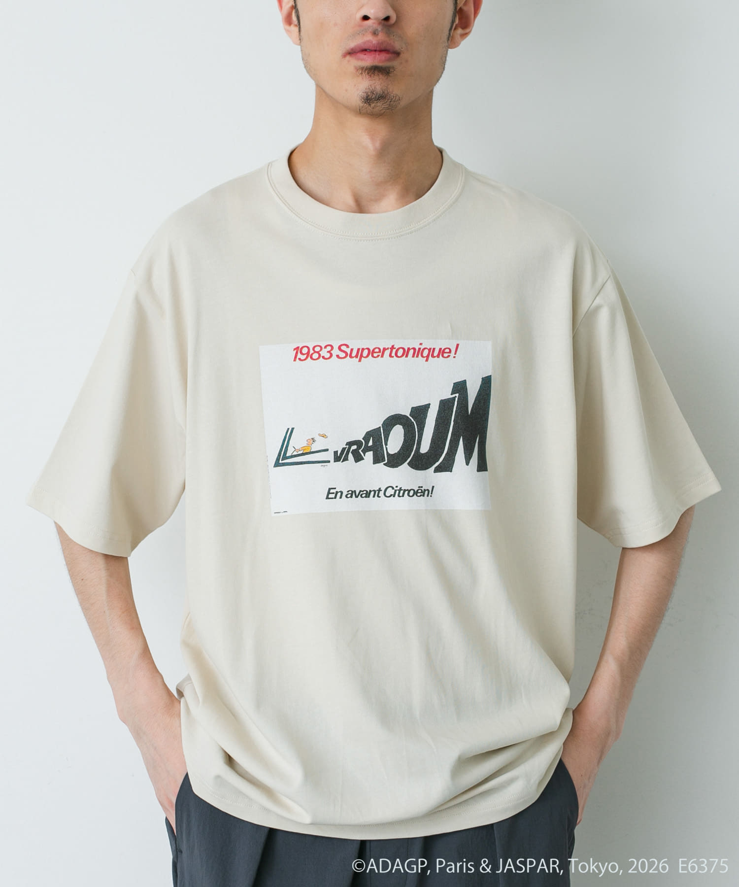 身長：180cm サイズ：L