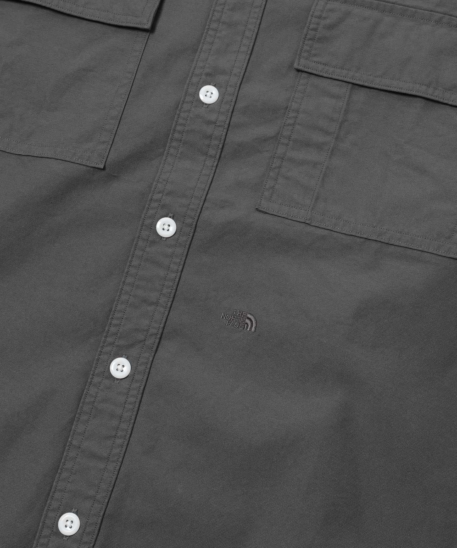 THE NORTH FACE PURPLE LABEL　BUTTONDOWN FIELD SHORT-SLEEVE SHIRTS A.GRAY(AH) M