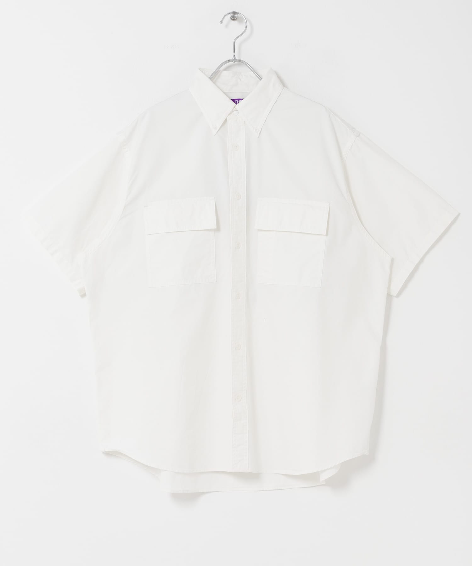 THE NORTH FACE PURPLE LABEL　BUTTONDOWN FIELD SHORT-SLEEVE SHIRTS WHITE(W) M