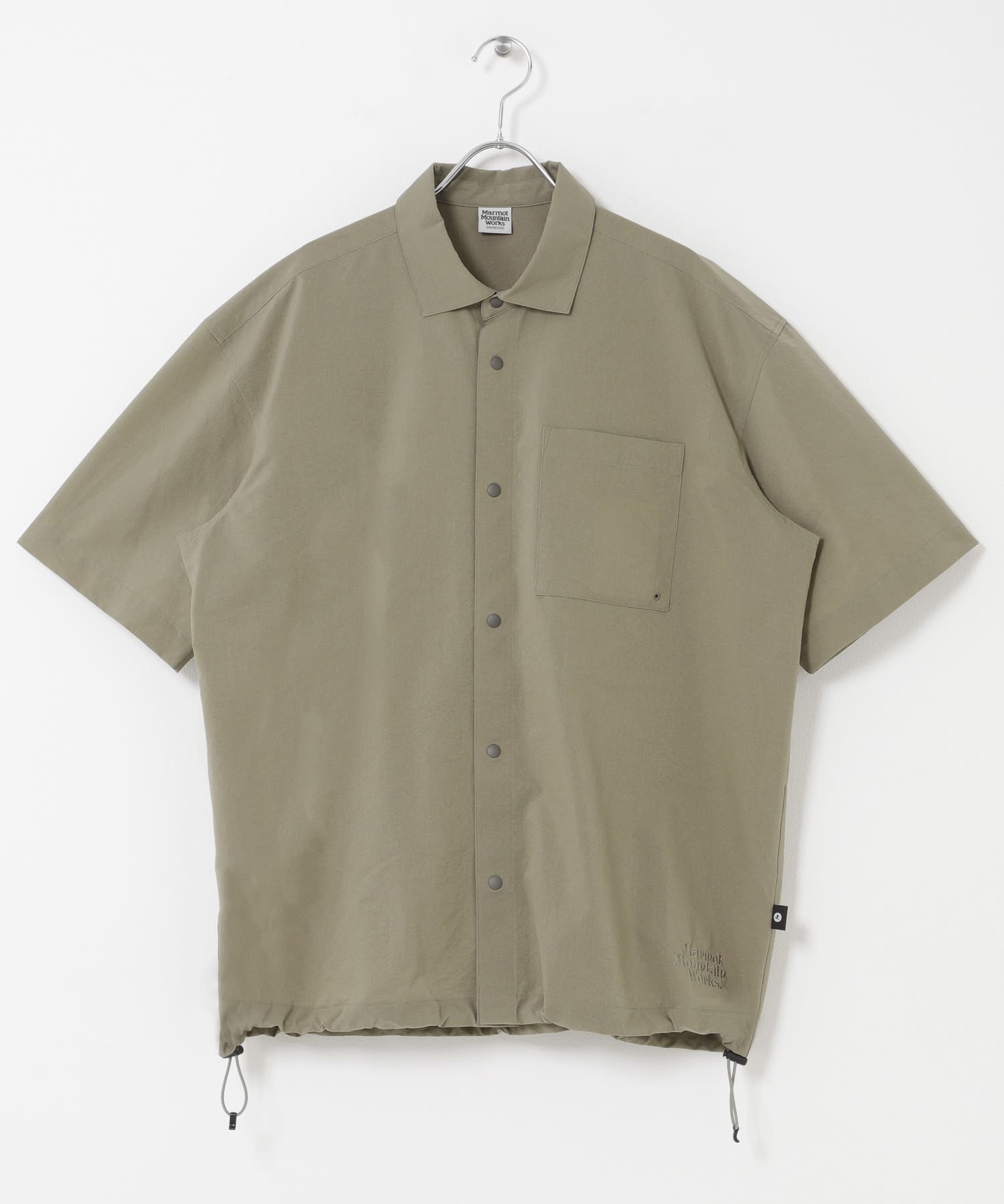 『別注』Marmot×DOORS　DOT AIR SHORT-SLEEVE SHIRTS KHAKI M