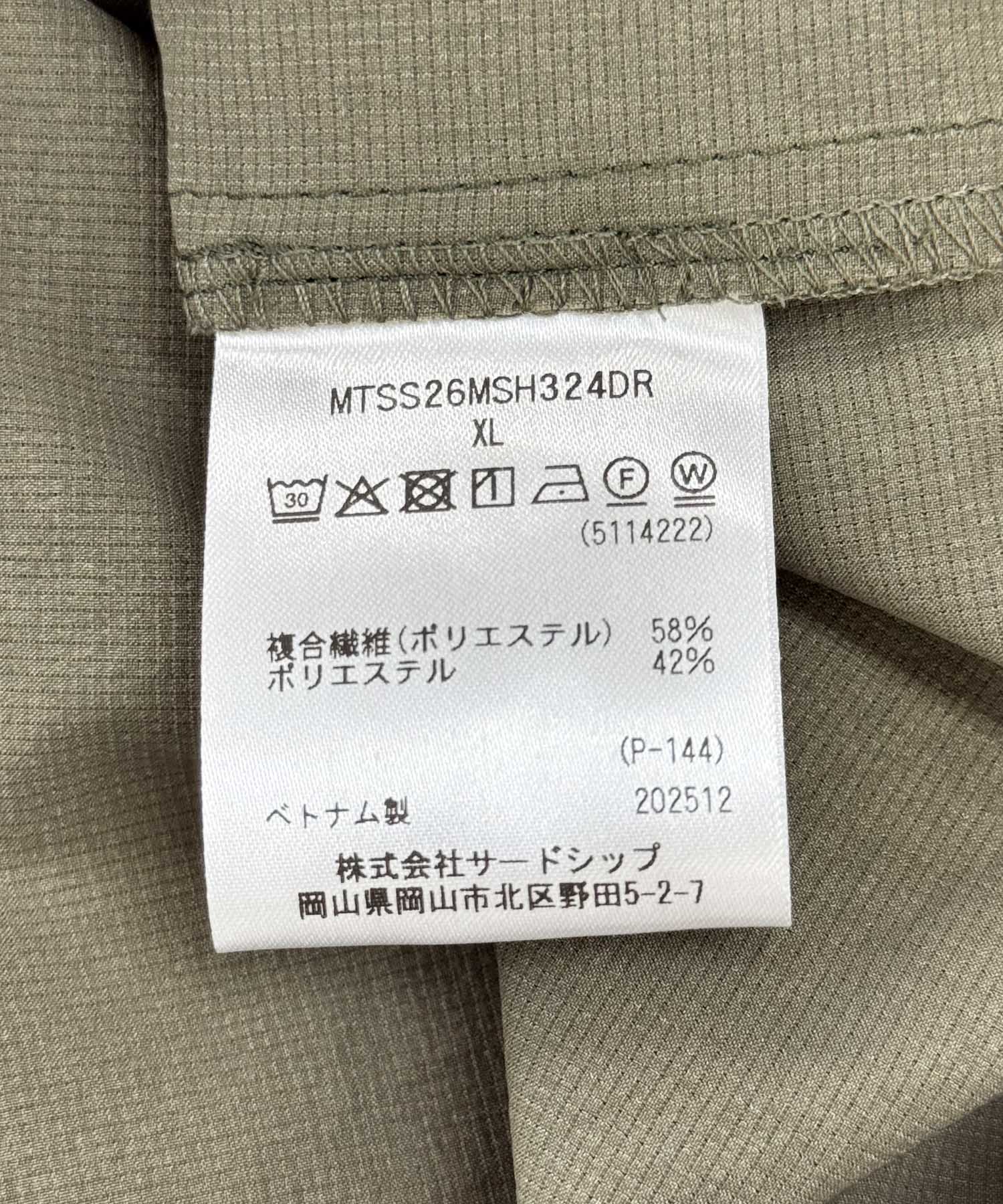 『別注』Marmot×DOORS　DOT AIR SHORT-SLEEVE SHIRTS KHAKI M