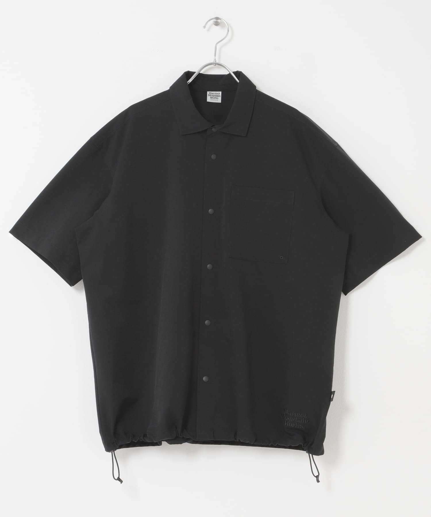『別注』Marmot×DOORS　DOT AIR SHORT-SLEEVE SHIRTS INK BLACK M