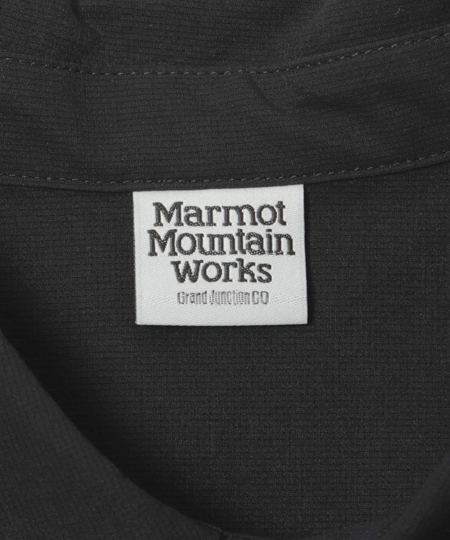 『別注』Marmot×DOORS　DOT AIR SHORT-SLEEVE SHIRTS INK BLACK M