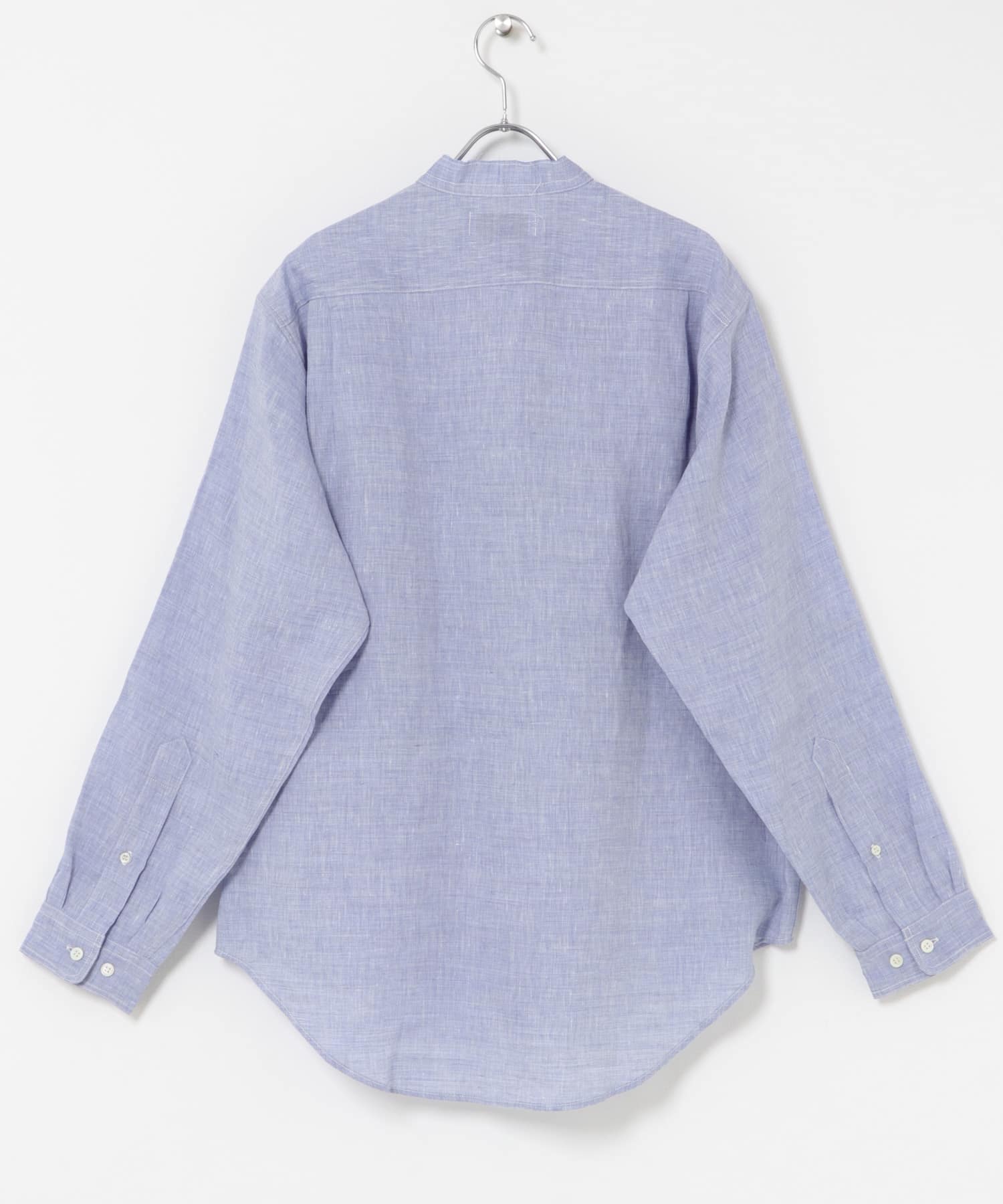 marka　BAND COLLAR SHIRTS SAXE 1