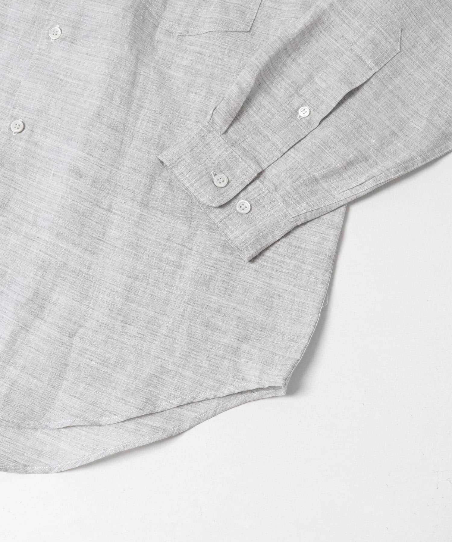 marka　BAND COLLAR SHIRTS GRAY 1