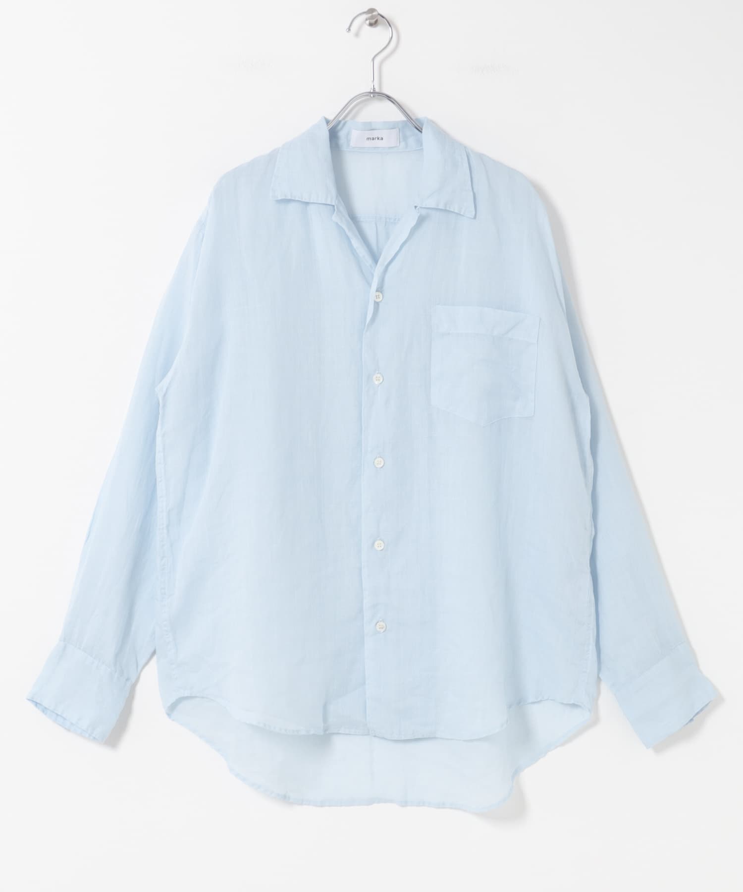 marka　OPEN COLLAR LONG-SLEEVE SHIRTS