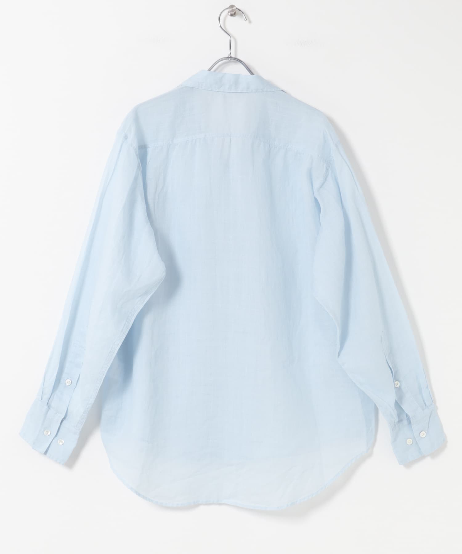 marka　OPEN COLLAR LONG-SLEEVE SHIRTS SAXE 1