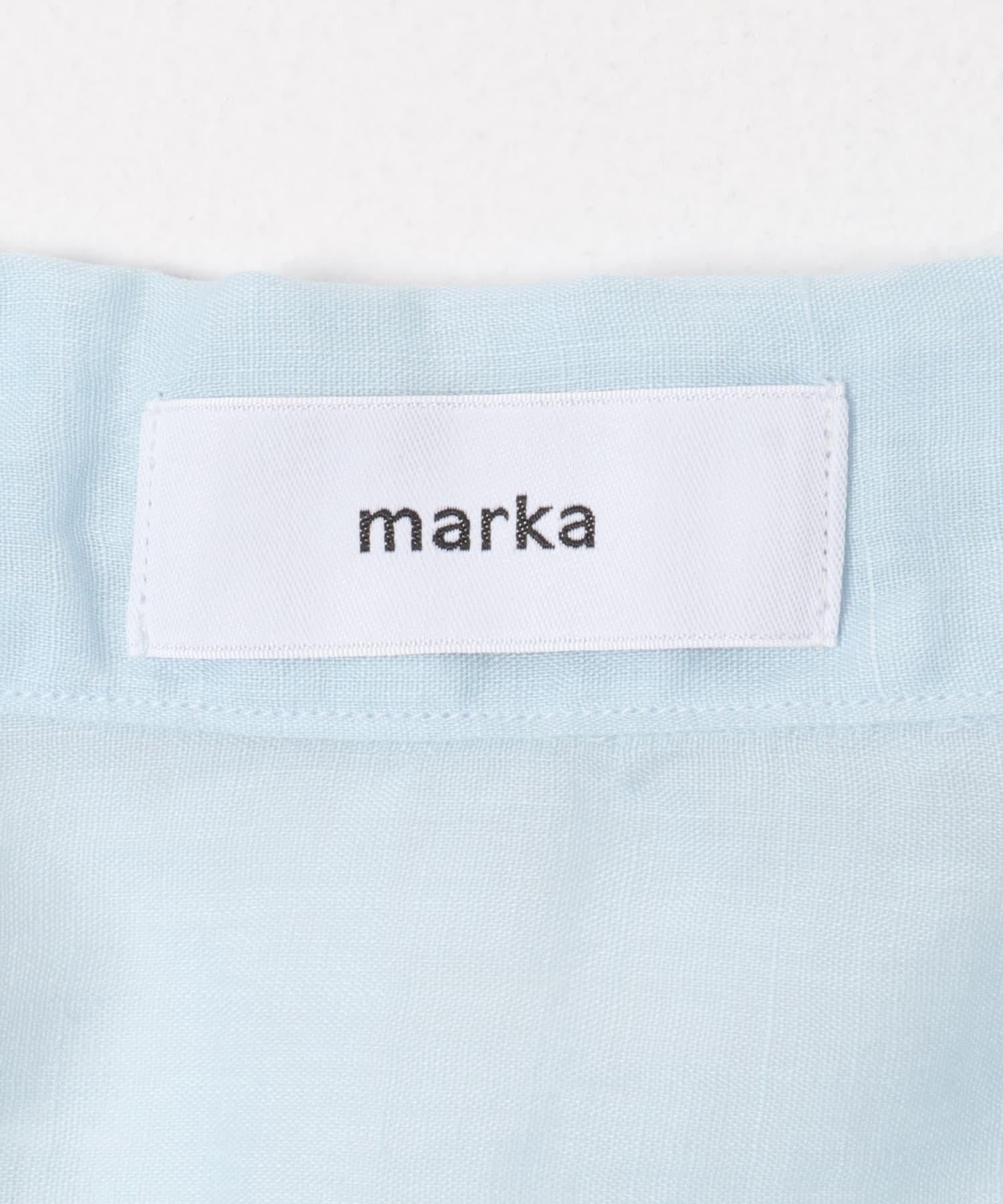 marka　OPEN COLLAR LONG-SLEEVE SHIRTS SAXE 2