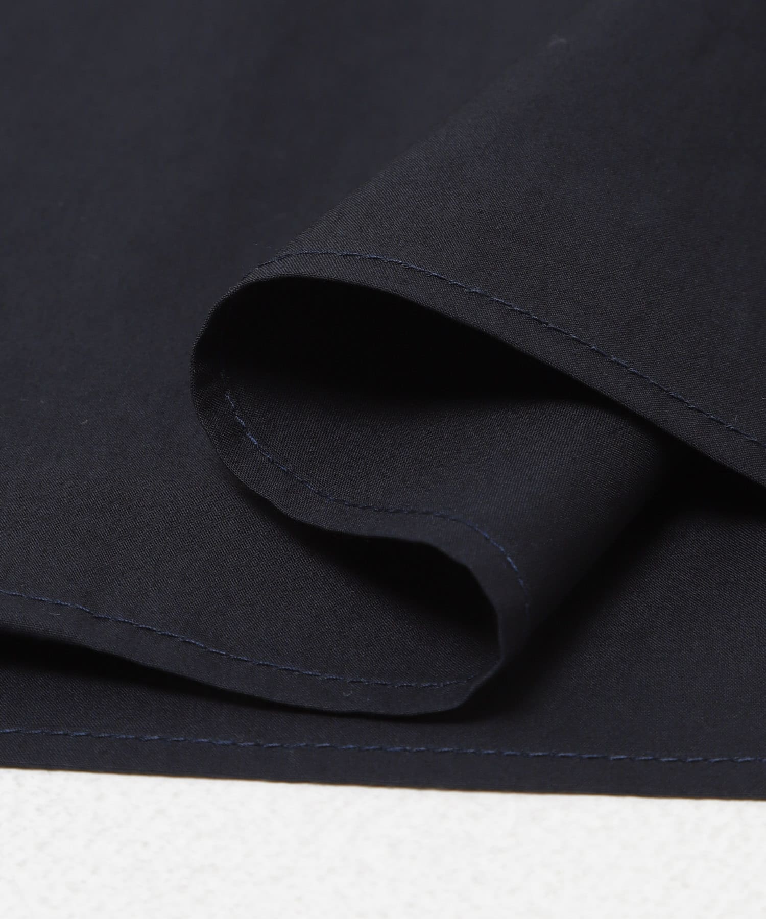 STILL BY HAND　HALF SLEEVE COTTON SHIRTS NAVY 46